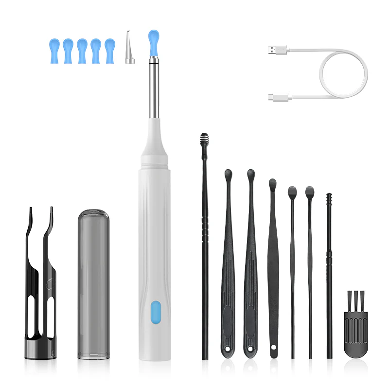 [GOLD] 10MP HD Ear Cleaner Kit with Precision Tweezers & Silicone Scoop - Image 15