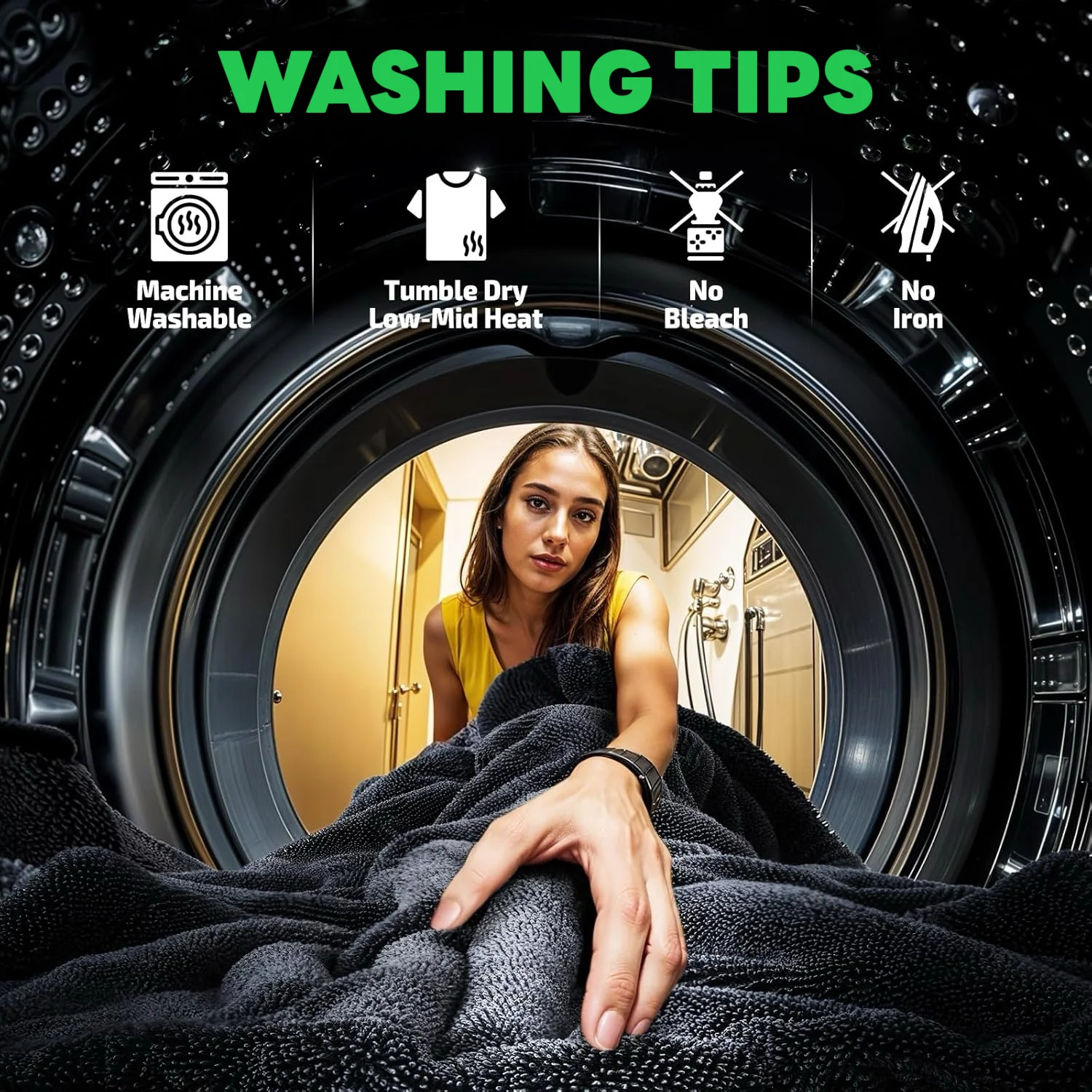 [GOLD] 2+1 pcs MagicDry Twist-Weave Microfiber Car Towel – Streak-Free, Ultra-Absorbent, Scratch-Safe - Image 8