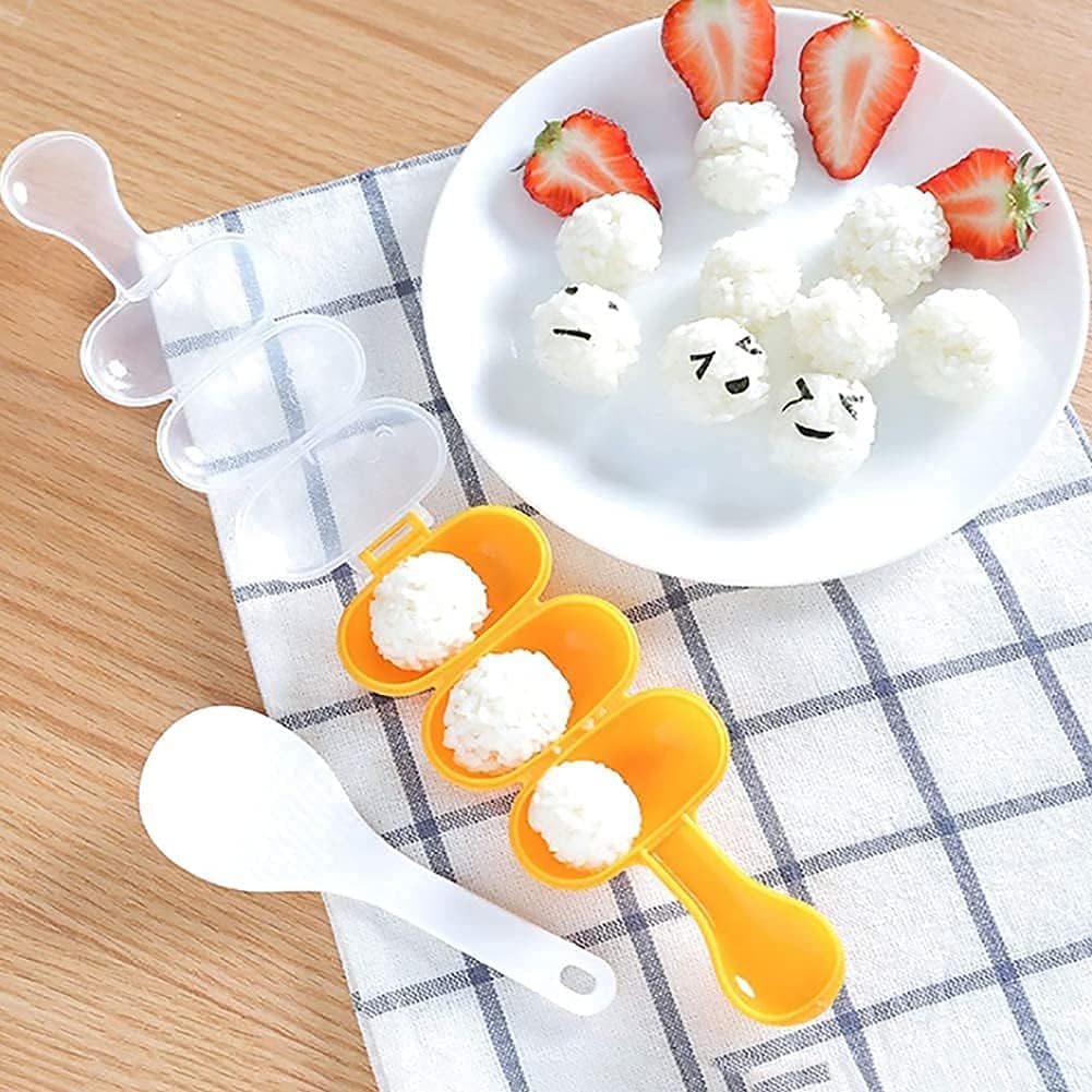 [GOLD] 2 pcs Rice Ball Shaker Set – Easy DIY Rice Ball Maker - Image 3