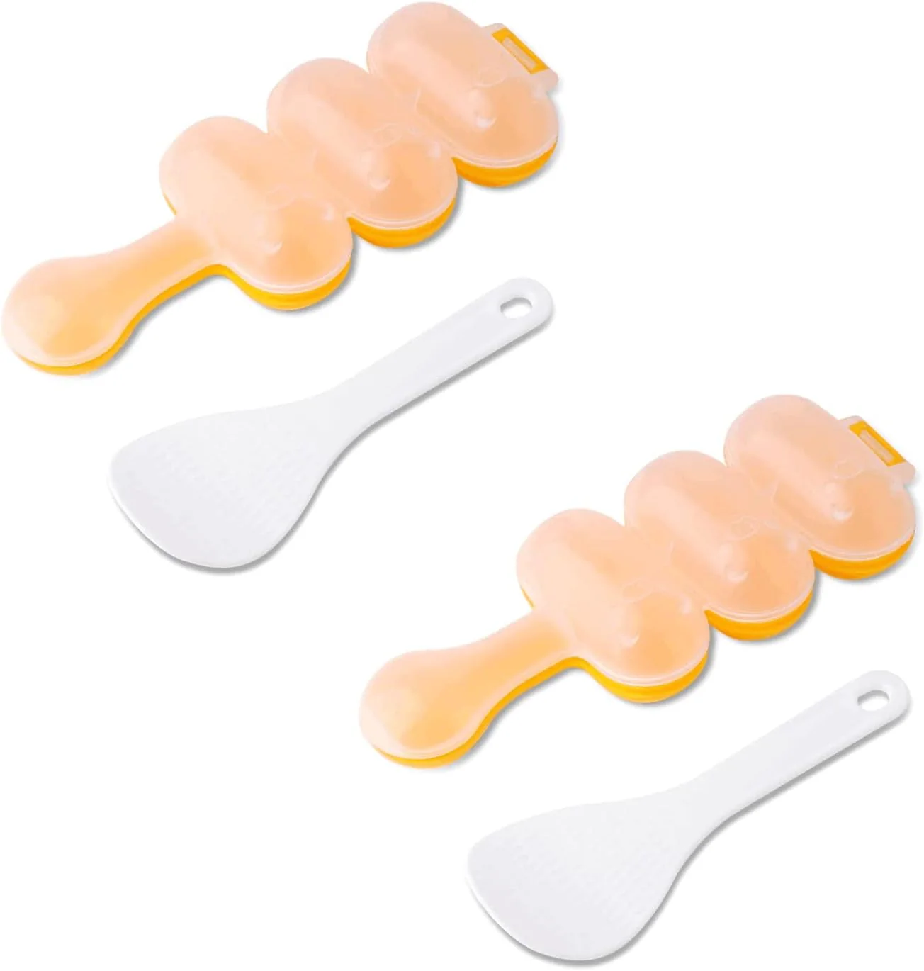 [GOLD] 2 pcs Rice Ball Shaker Set – Easy DIY Rice Ball Maker - Image 6
