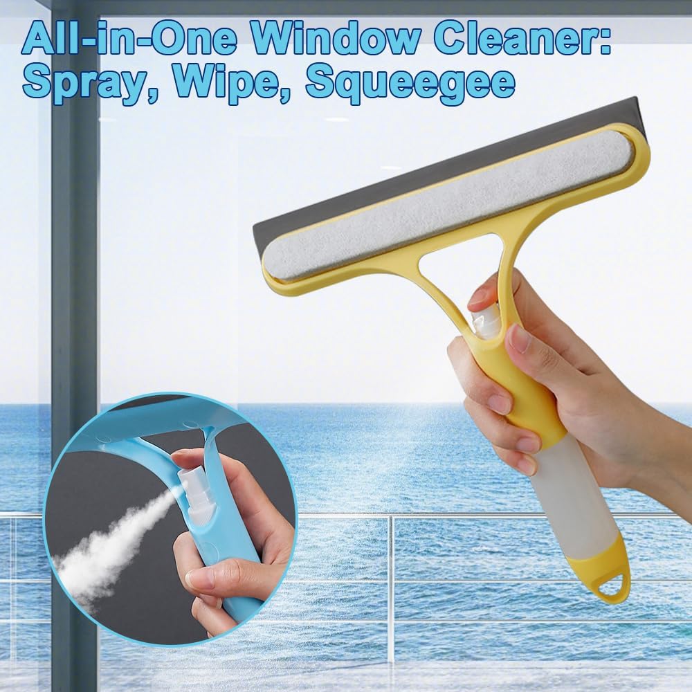 [GOLD] 3-in-1 Spray Window & Mirror Squeegee - Image 2