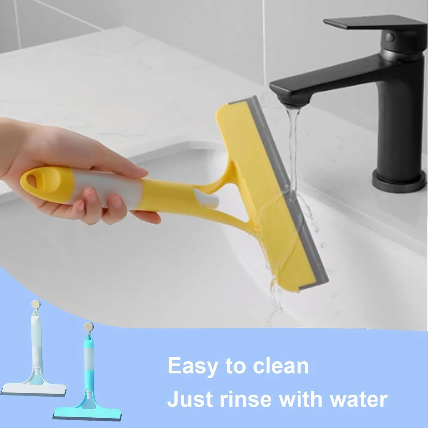 [GOLD] 3-in-1 Spray Window & Mirror Squeegee - Image 7