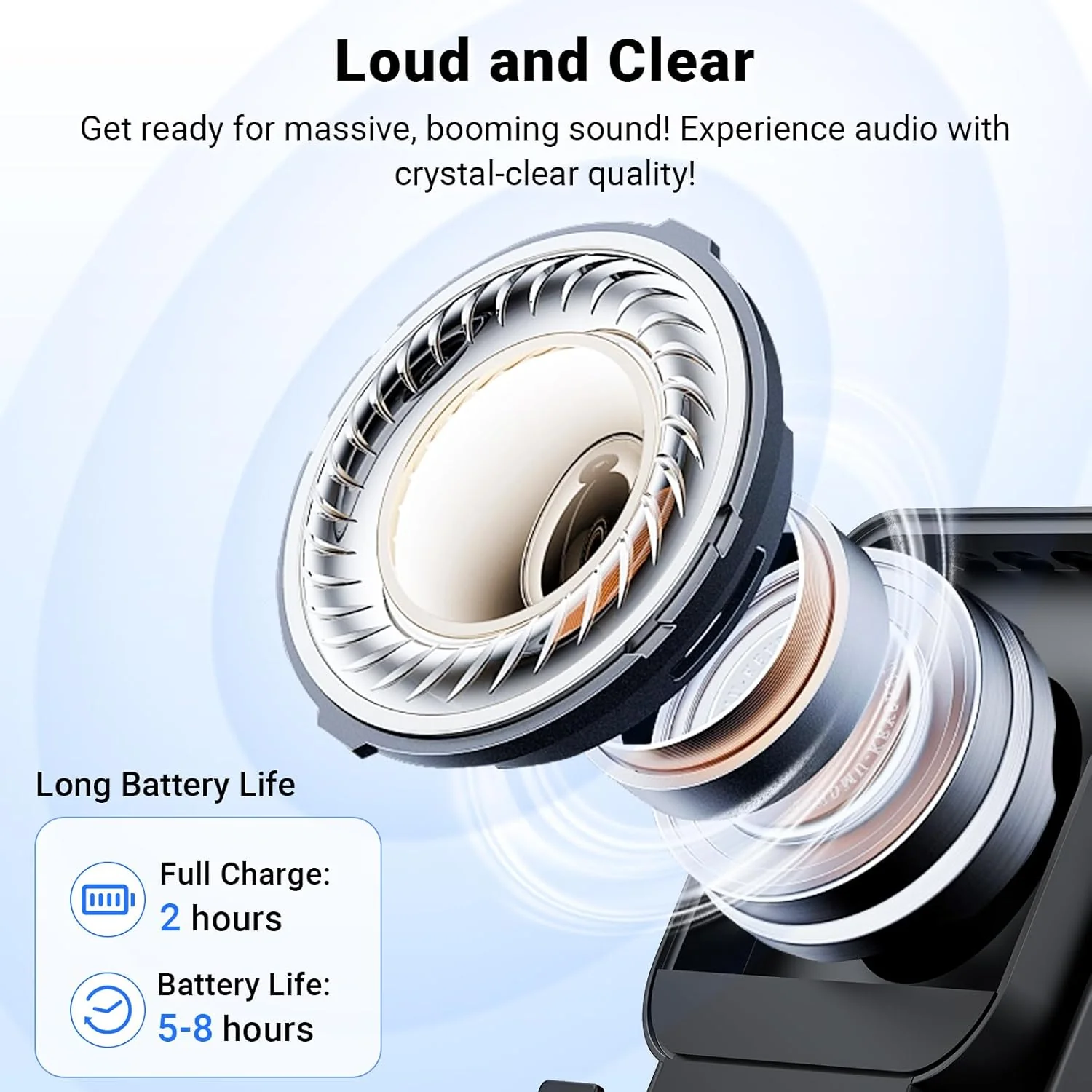 [GOLD] 5-in-1 Induction Phone Speaker Stand - Image 4
