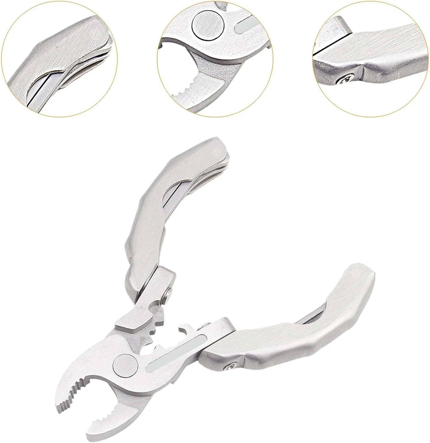 [GOLD] 9-in-1 Keychain Multitool Pliers - Image 3