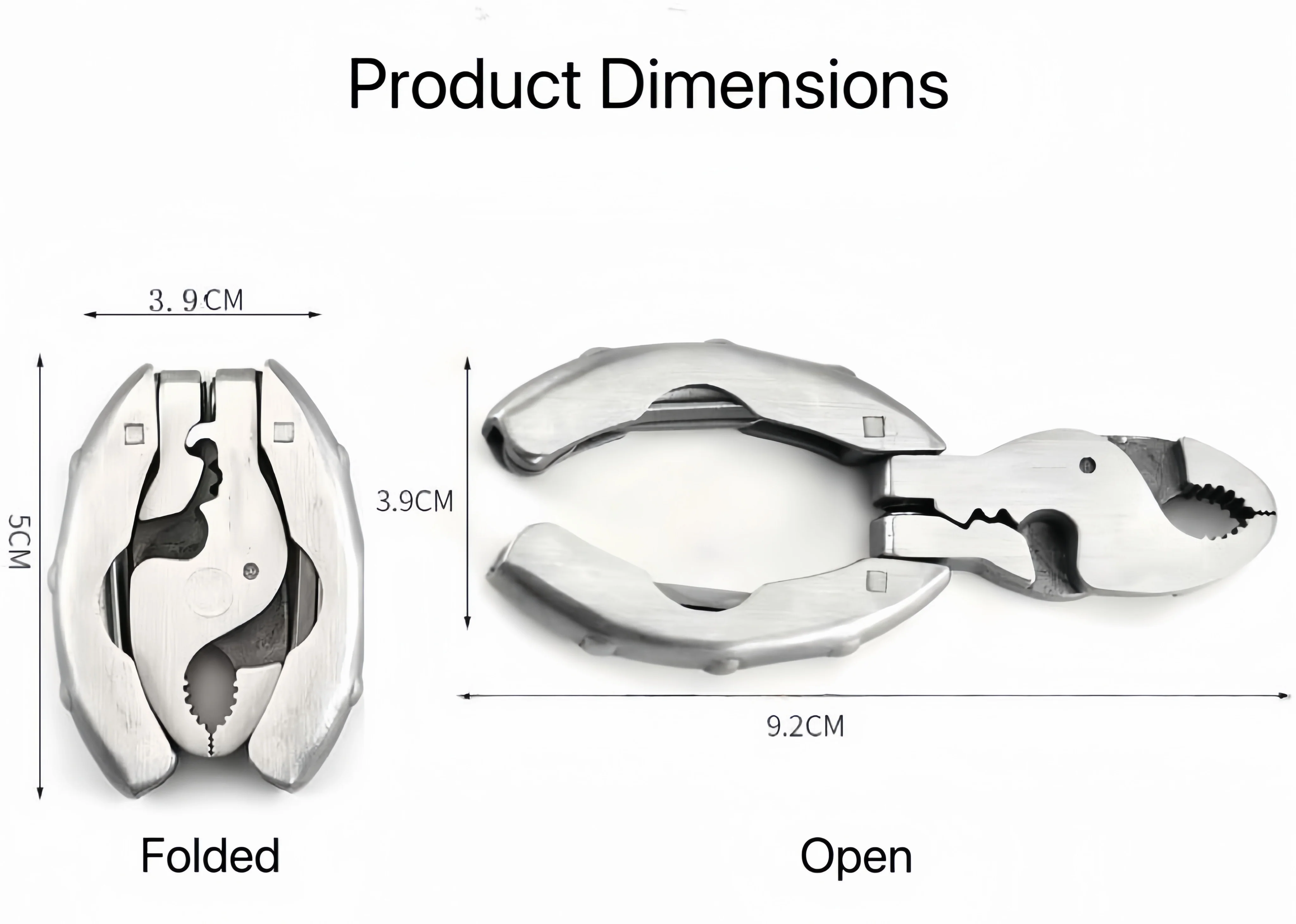 [GOLD] 9-in-1 Keychain Multitool Pliers - Image 5