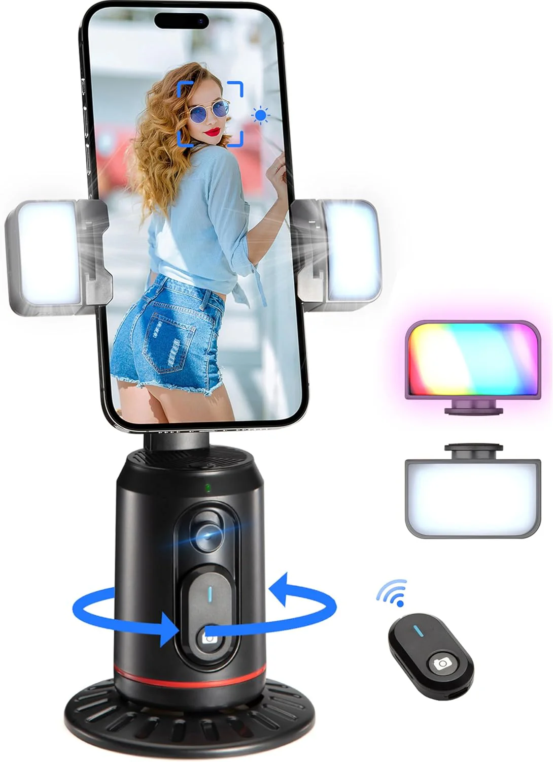 [GOLD] AimoStand – Built-in AI Camera Smart Auto-Tracking Phone Stand - Image 10