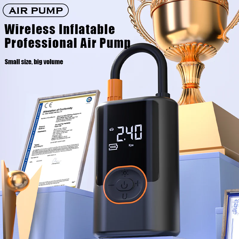 [GOLD] AirCore S1 – Smart Portable Tire Inflator | Wireless + Wired + Power Bank - Image 11