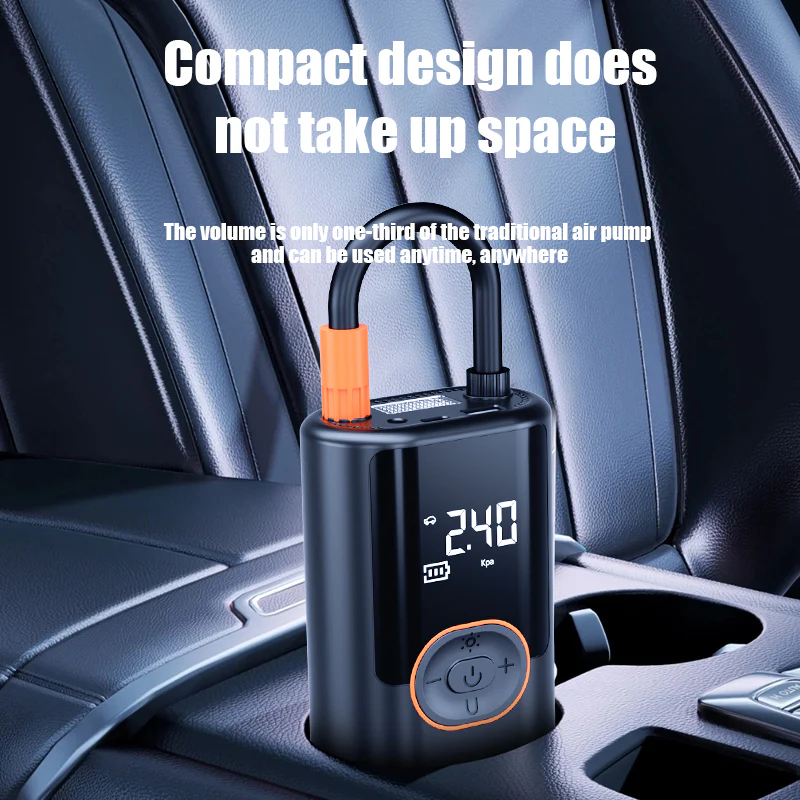[GOLD] AirCore S1 – Smart Portable Tire Inflator | Wireless + Wired + Power Bank - Image 6