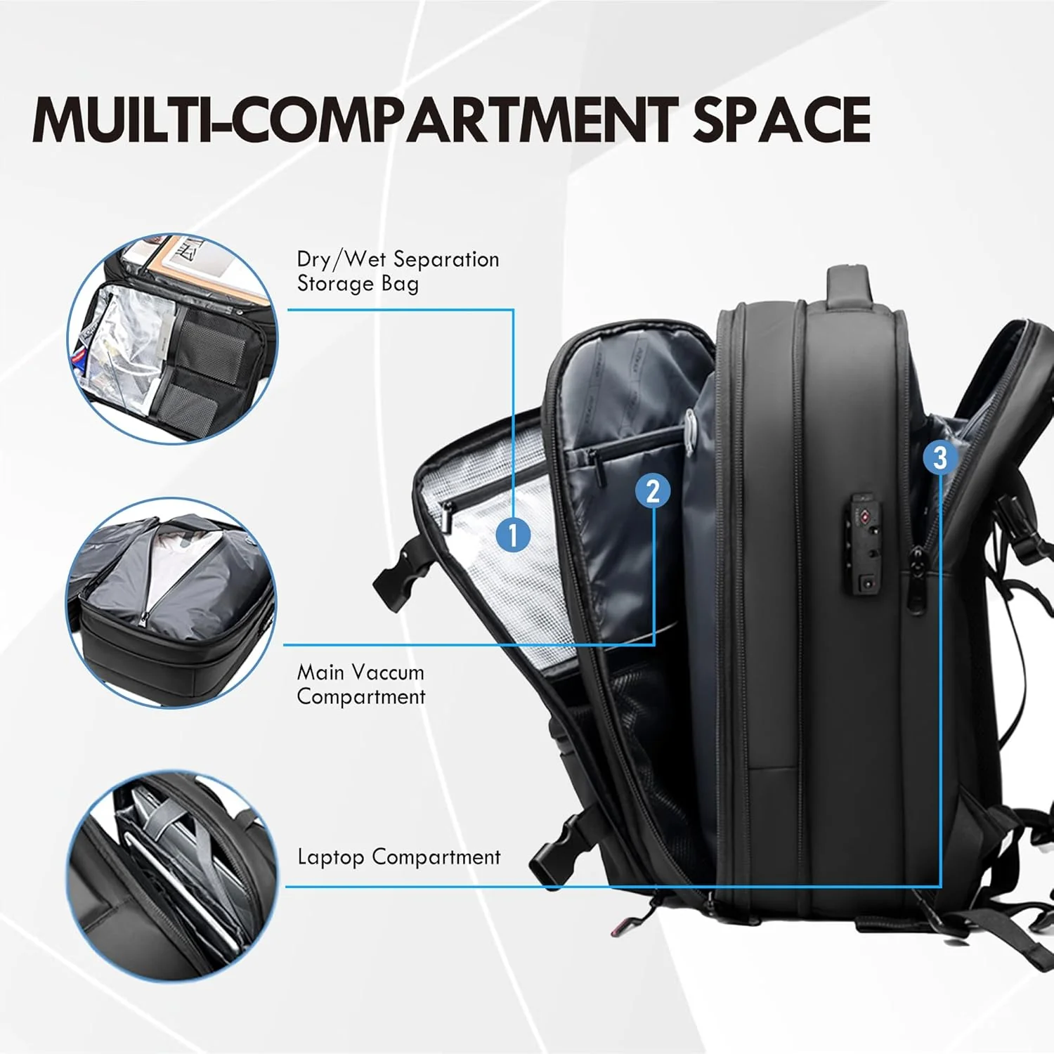 [GOLD] AirSeal Pro – Vacuum Compression Travel Backpack - Image 5