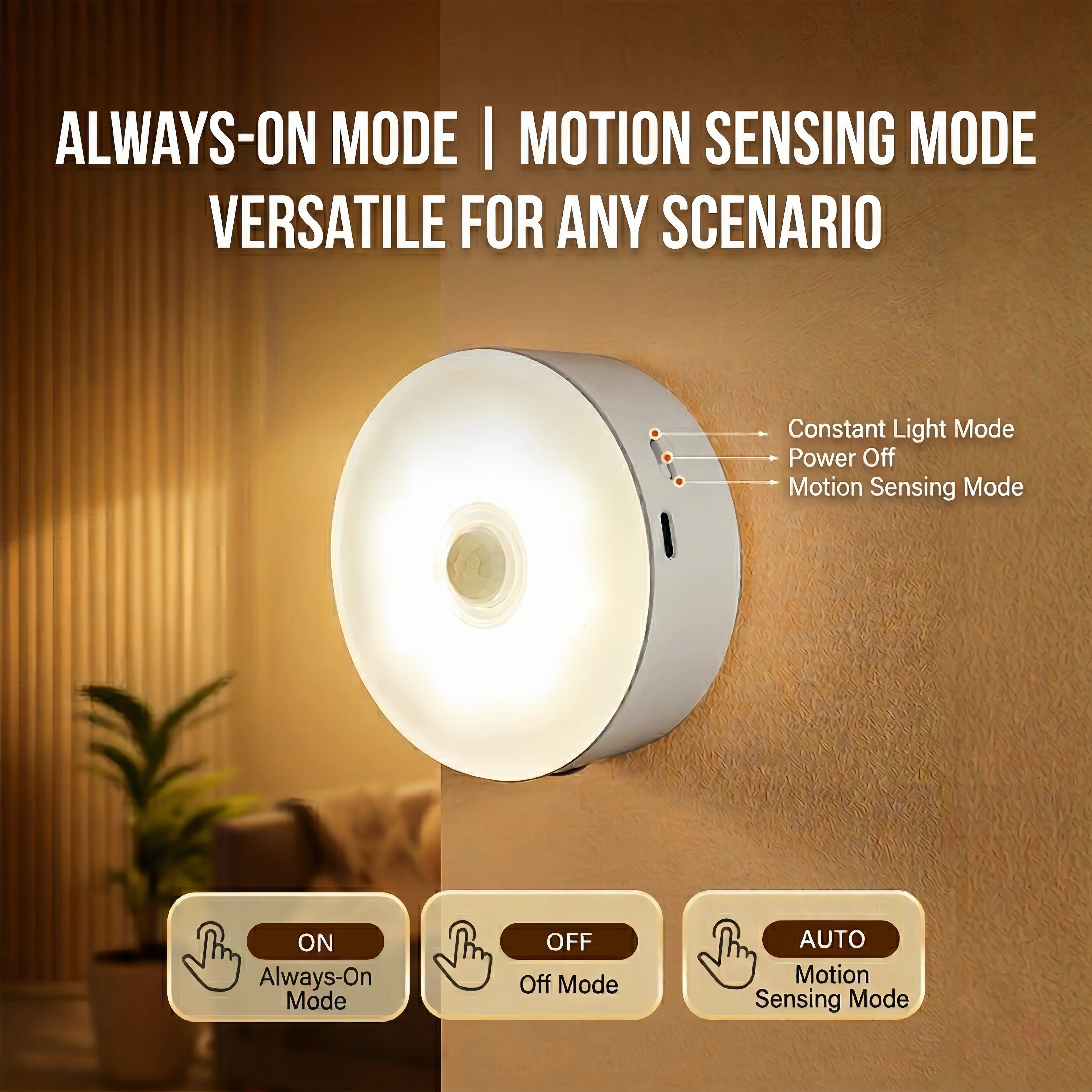 [GOLD] All-Purpose Magnetic Motion Sensor Light - Image 2