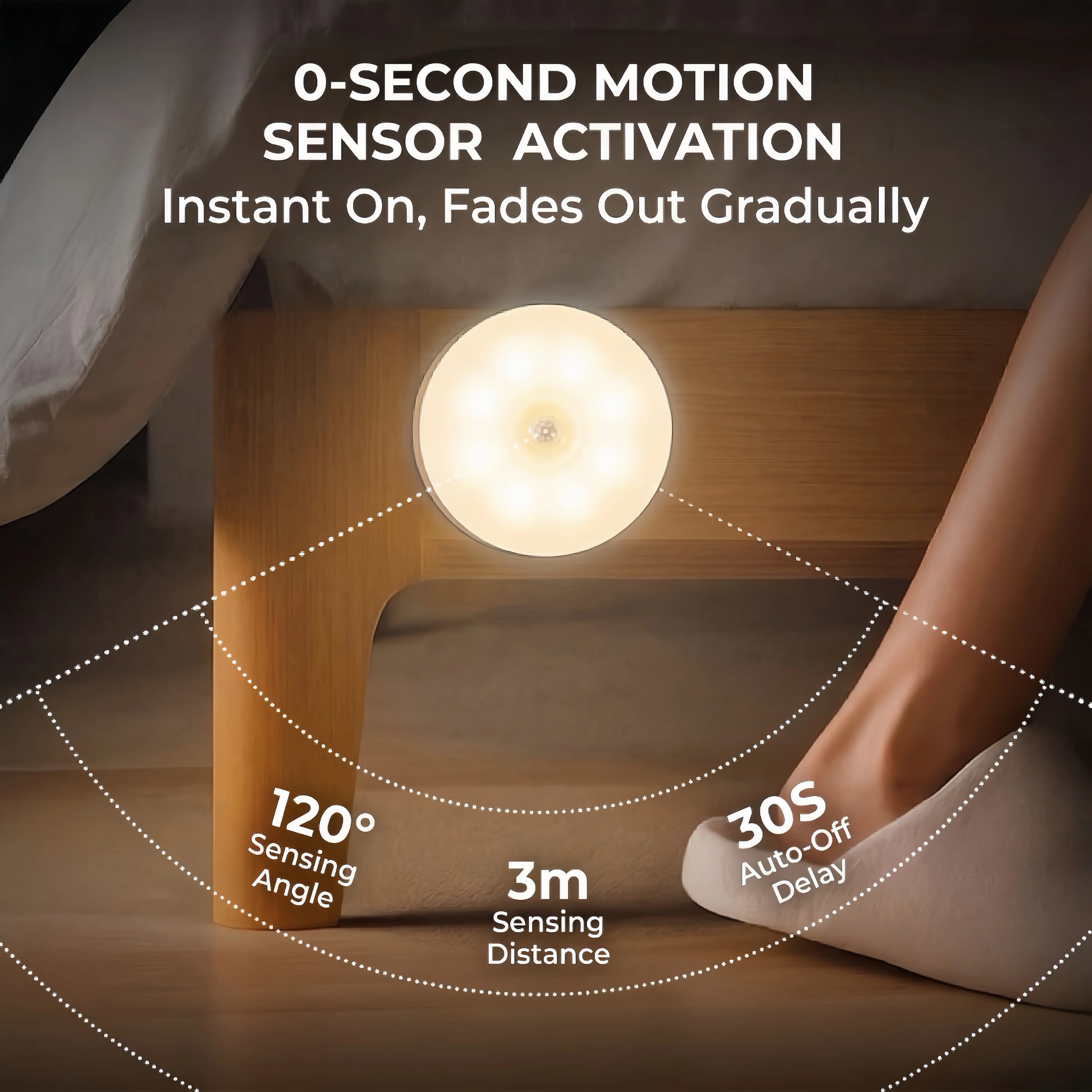 [GOLD] All-Purpose Magnetic Motion Sensor Light - Image 4