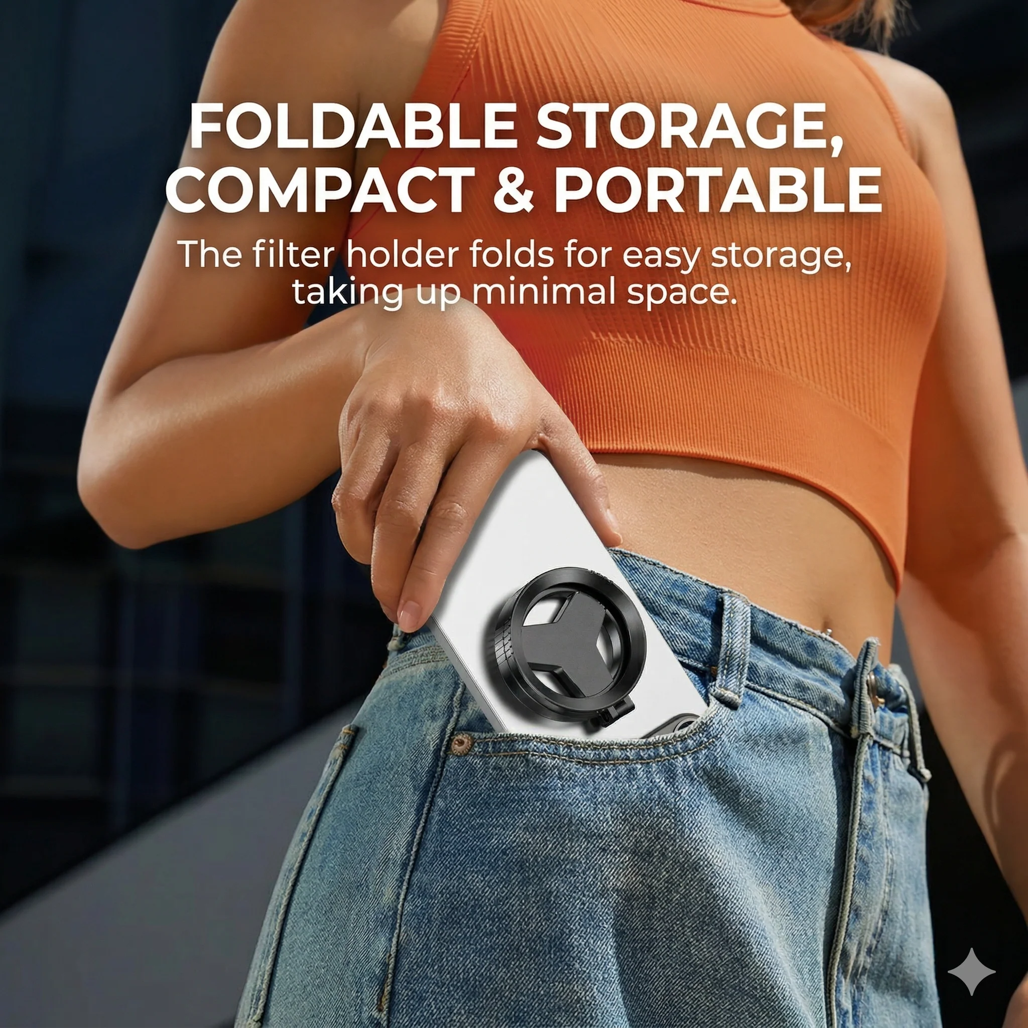 [GOLD] Anti-Glare Magnetic Phone Filter - Image 5