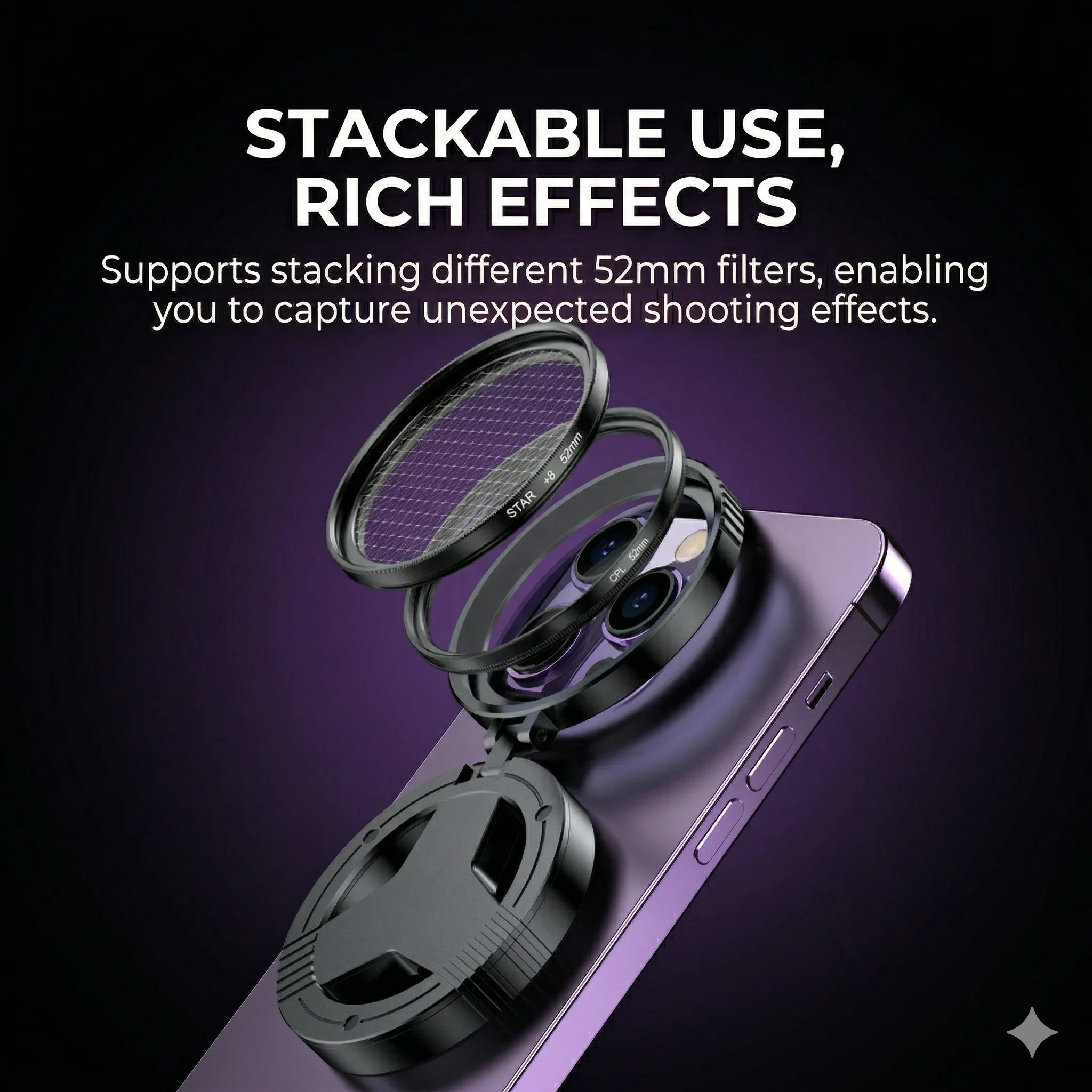 [GOLD] Anti-Glare Magnetic Phone Filter - Image 6