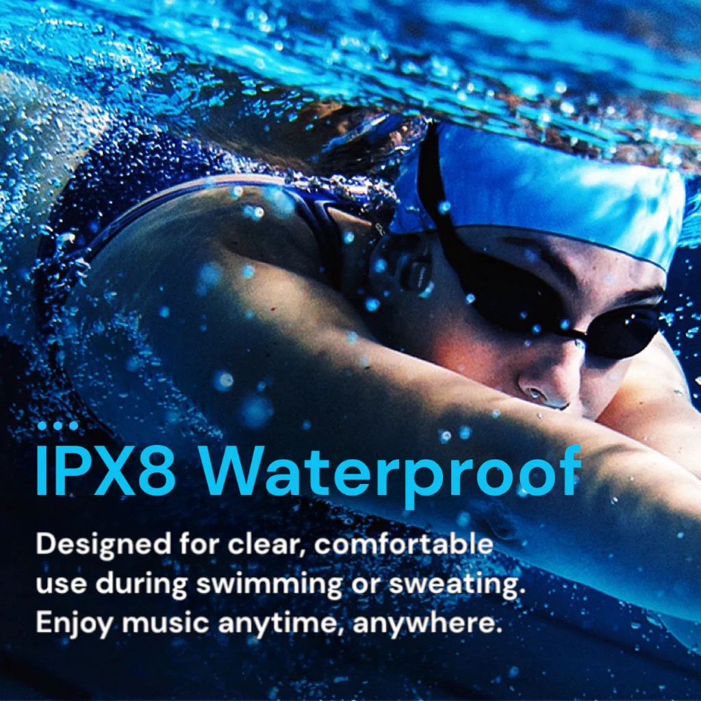 [GOLD] AquaVibe Swim-Proof Bone Conduction Headphones - Image 3