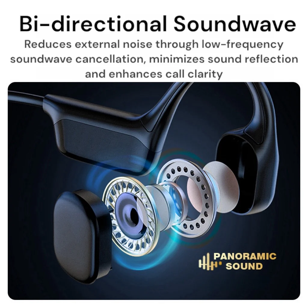 [GOLD] AquaVibe Swim-Proof Bone Conduction Headphones - Image 6