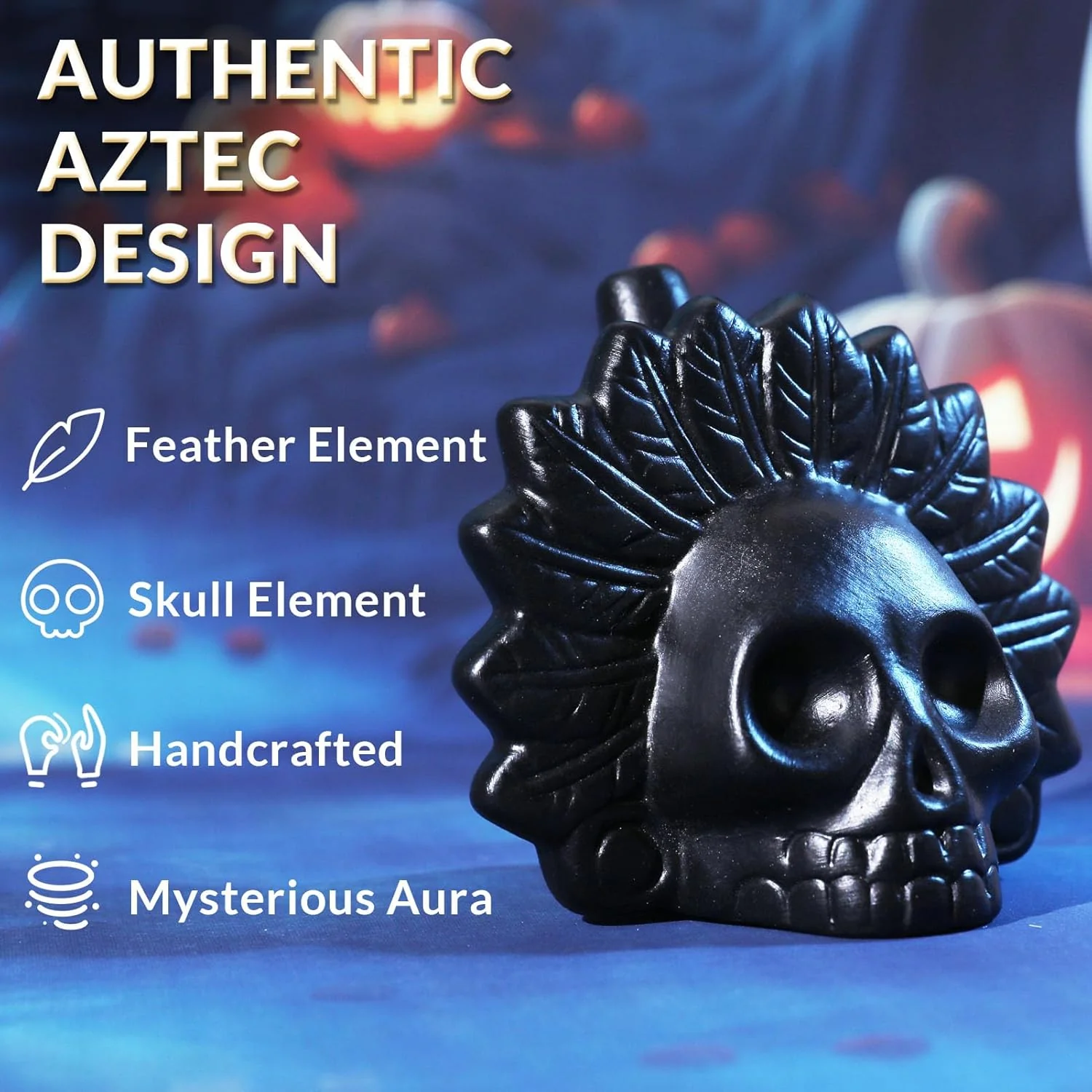 [GOLD] Aztec Death Whistle – Authentic Ceramic with Bone-Chilling Screams - Image 2