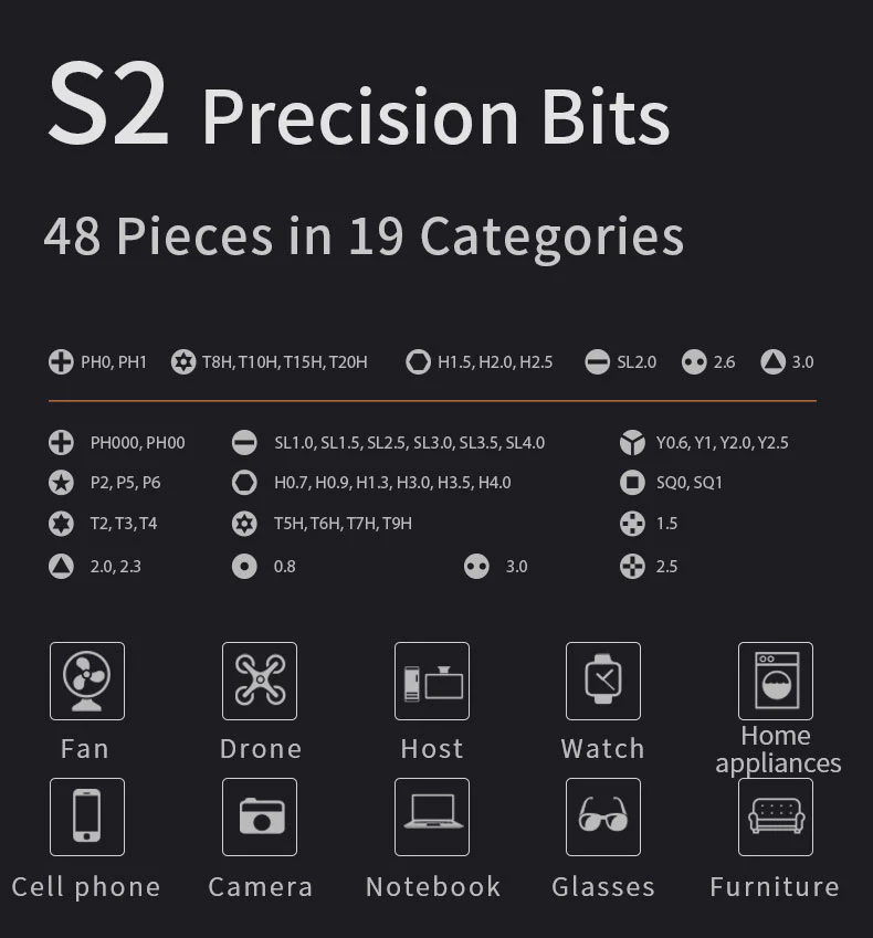[GOLD] BitWise 51 – 51 in 1 Precision Electric Screwdriver Kit - Image 11