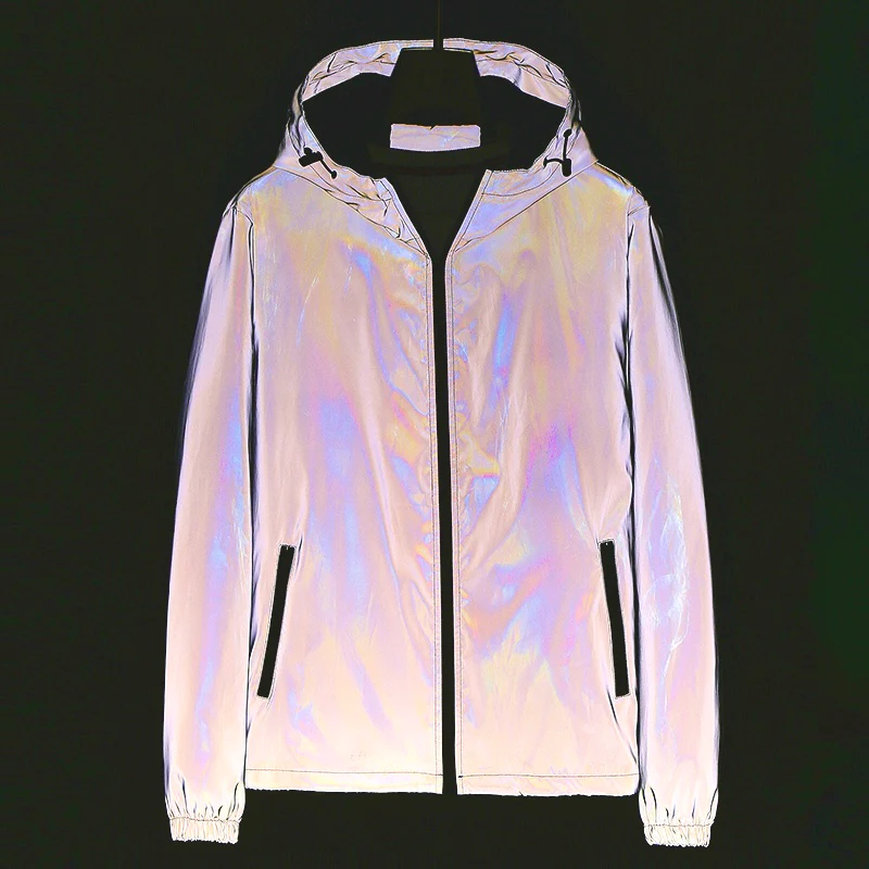 [GOLD] Chromashift Reflective Windbreaker – Daily Wear, Night Runs, Rides & Color-Shifting - Image 2