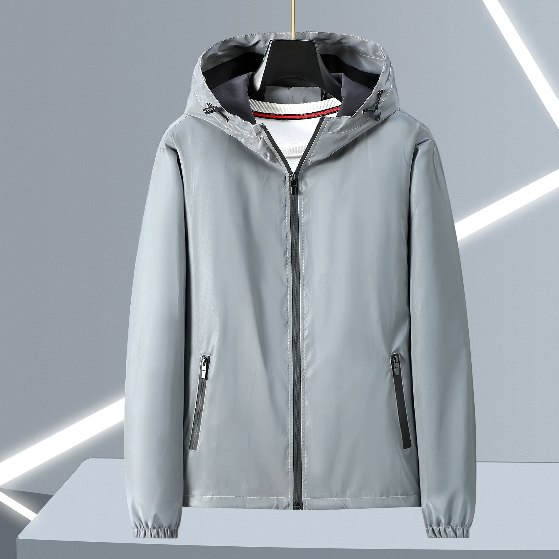 [GOLD] Chromashift Reflective Windbreaker – Daily Wear, Night Runs, Rides & Color-Shifting - Image 3