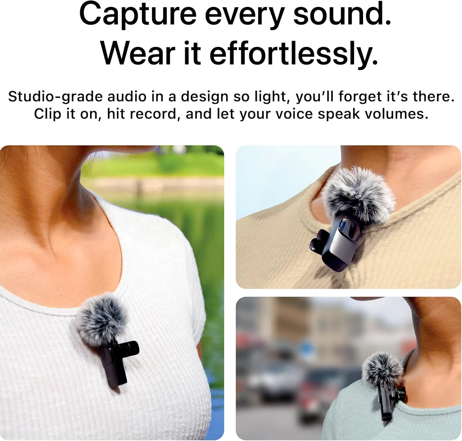 [GOLD] ClipMic Duo – Wireless Noise-Reducing Mic Set - Image 6