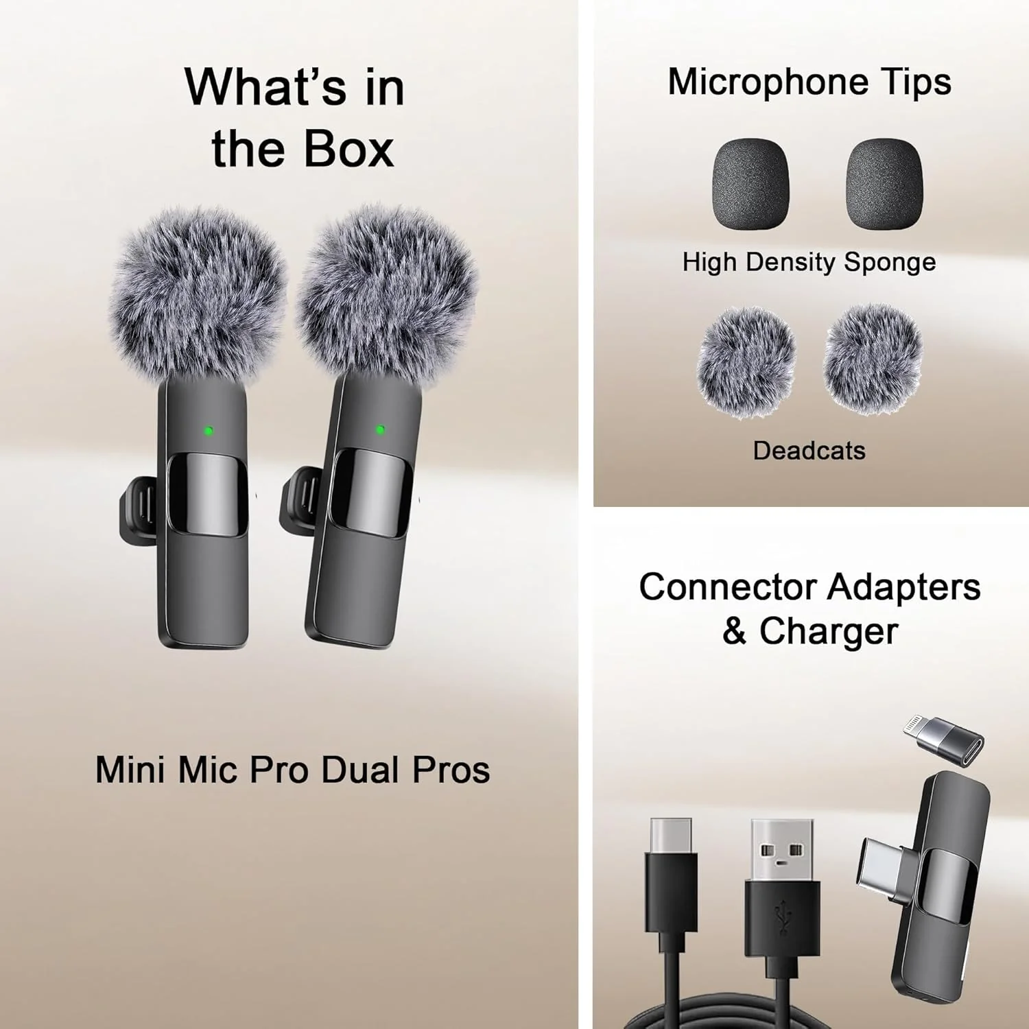 [GOLD] ClipMic Duo – Wireless Noise-Reducing Mic Set - Image 9