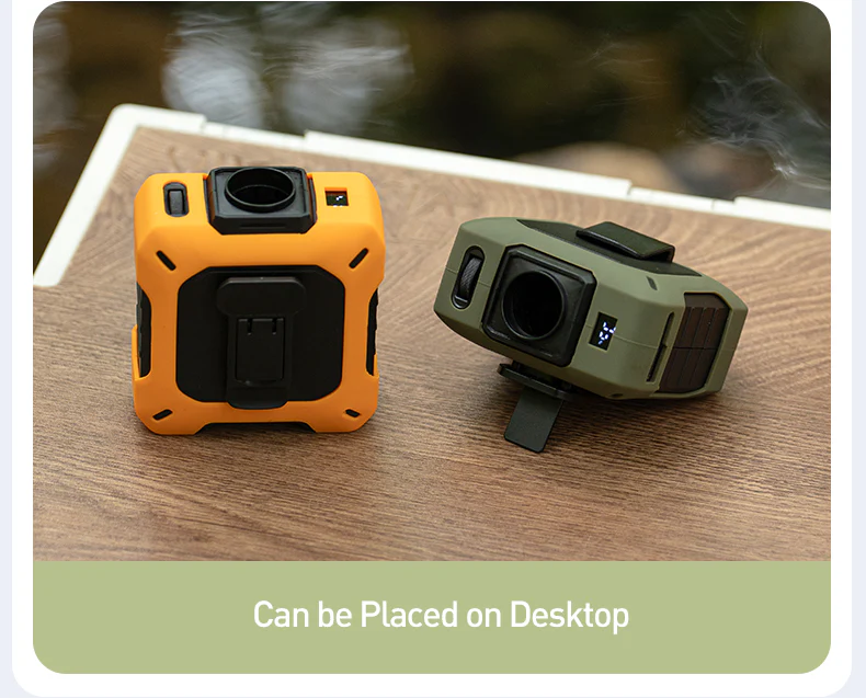 [GOLD] CoolBelt Pro – Wearable Waist Fan & Power Bank with Desktop Stand - Image 10