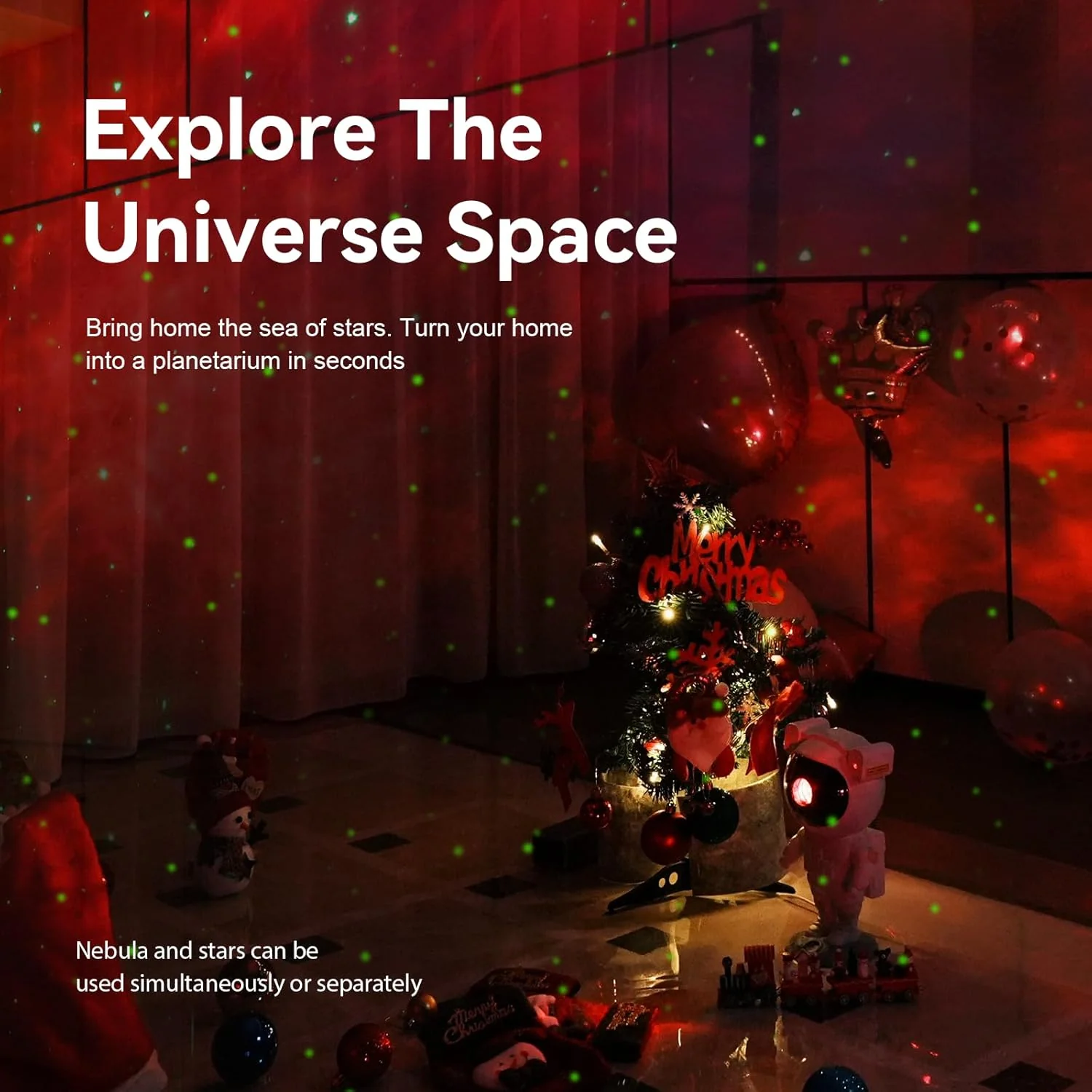 [GOLD] CosmoGlow Astronaut Galaxy Projector - Image 5
