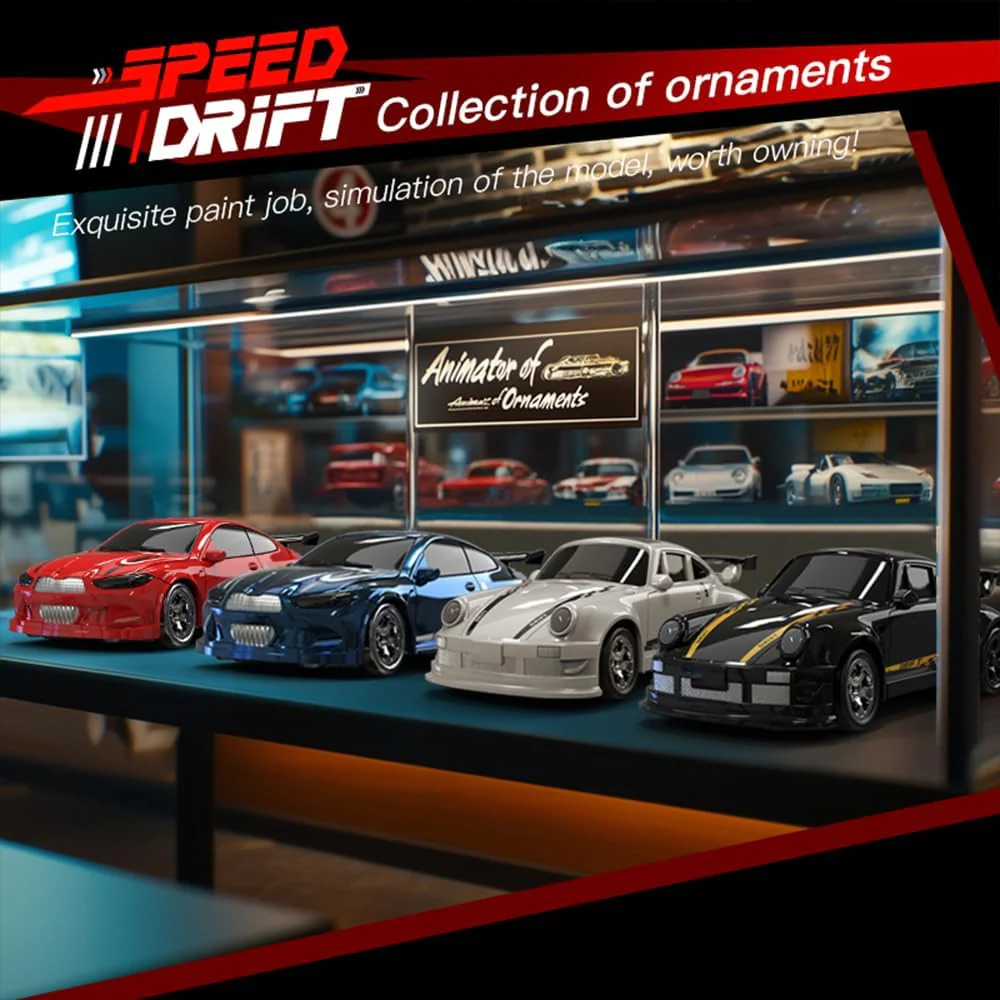[GOLD] DeskDrift Mini – 1:64 Scale 4WD Proportional RC Drift Car - Image 2