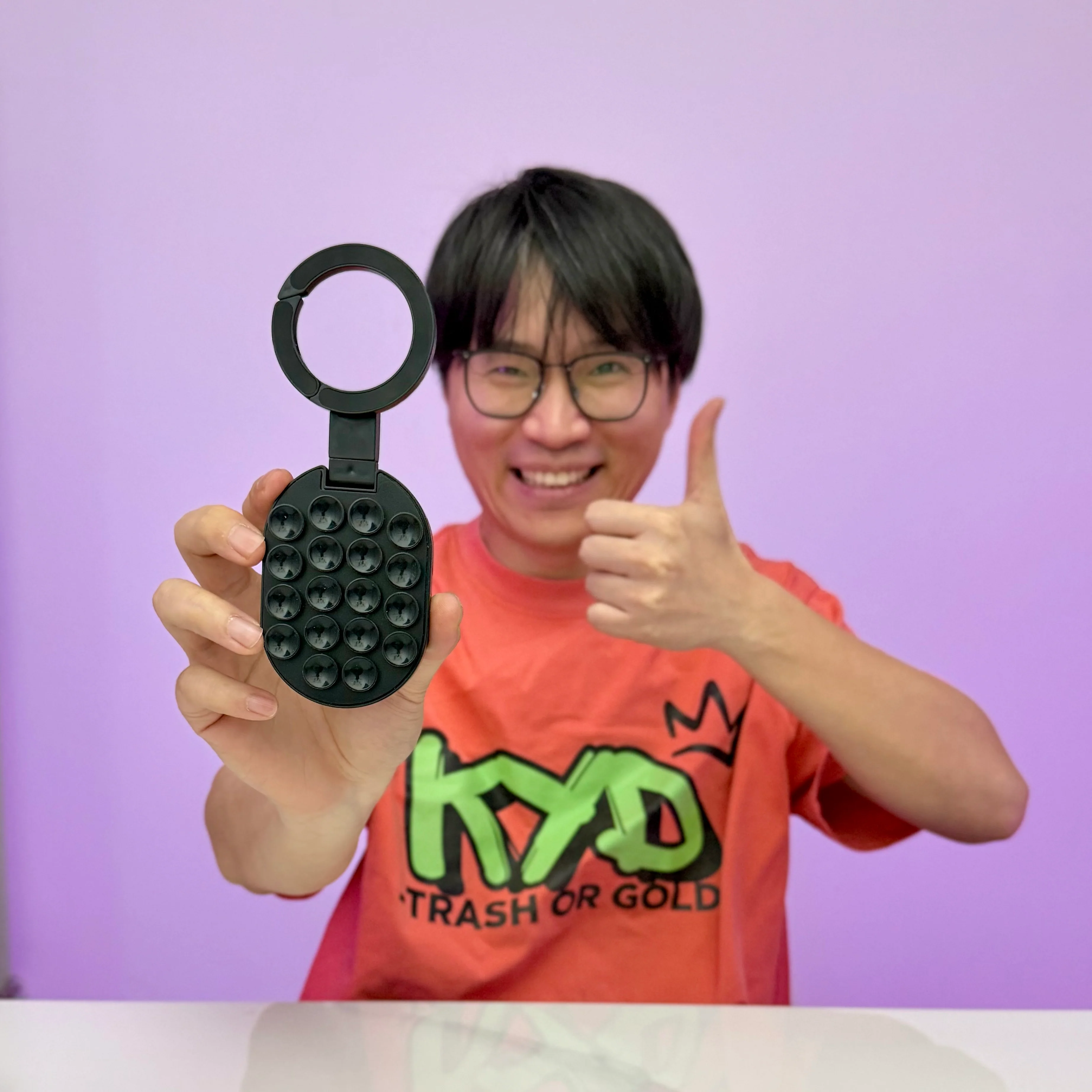 [GOLD] Double-Sided Suction & Magnetic Phone Holder
