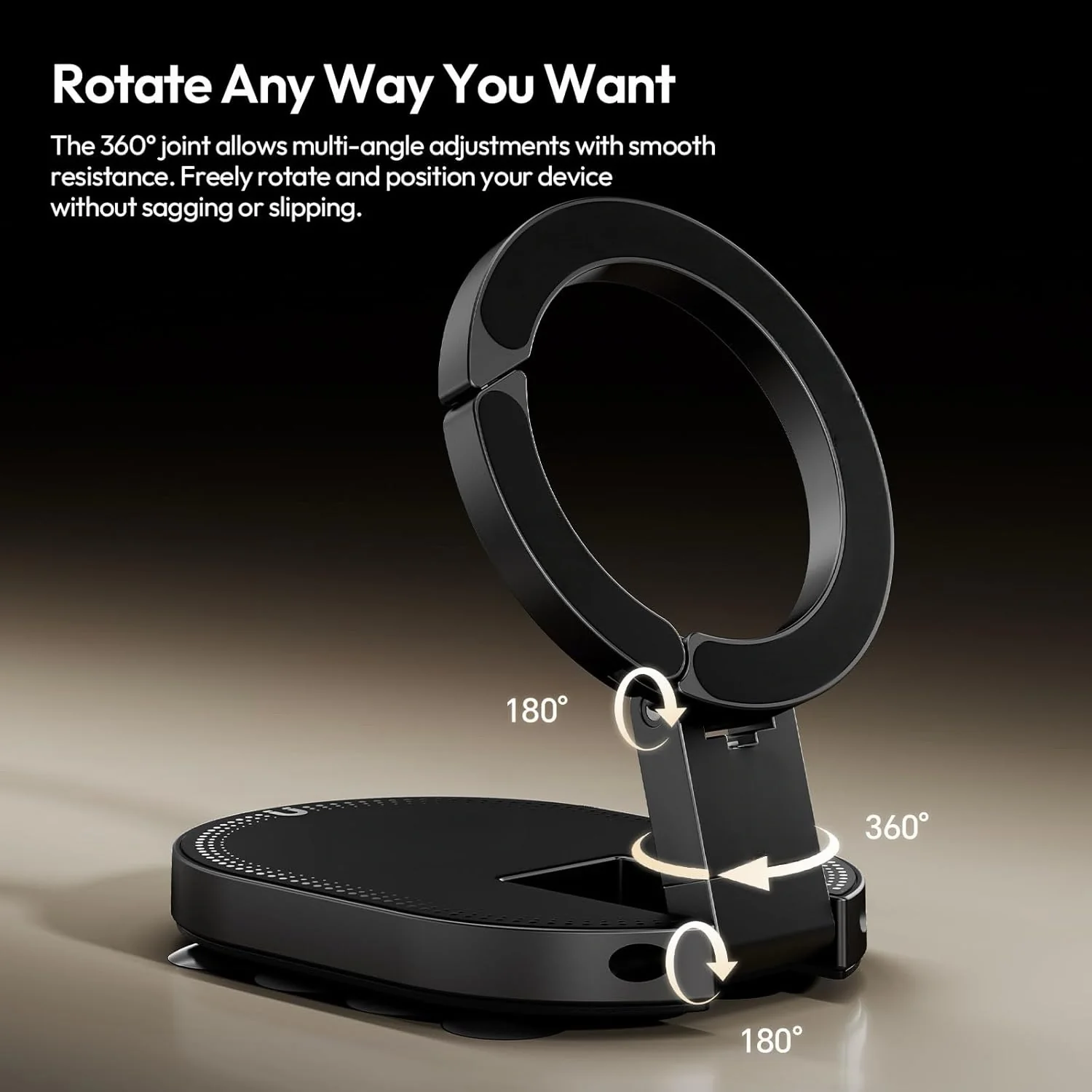 [GOLD] Double-Sided Suction & Magnetic Phone Holder - Image 3