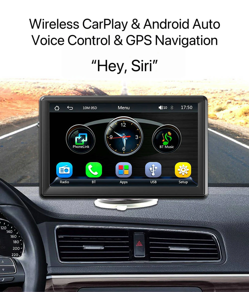 [GOLD] DriveSync 7 – Wireless CarPlay & Android Auto Screen - Image 2
