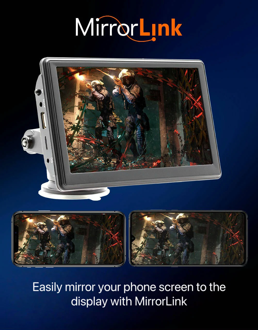 [GOLD] DriveSync 7 – Wireless CarPlay & Android Auto Screen - Image 6