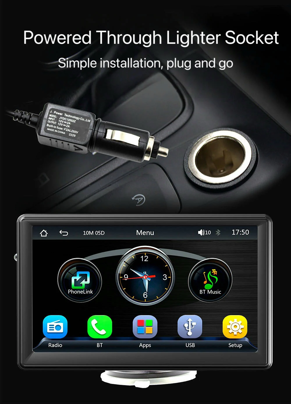 [GOLD] DriveSync 7 – Wireless CarPlay & Android Auto Screen - Image 7