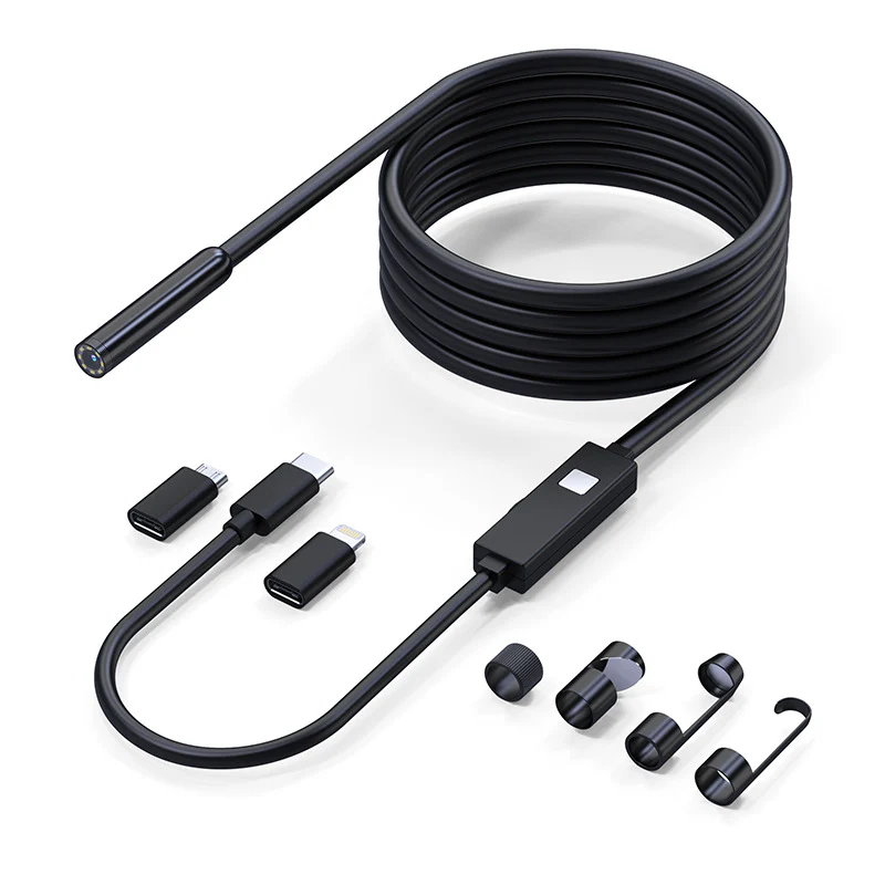 [GOLD] FlexScope Pro – Plug & View Inspection Cam with 5M Bendable Cable and Swappable Tool Tips - Image 14