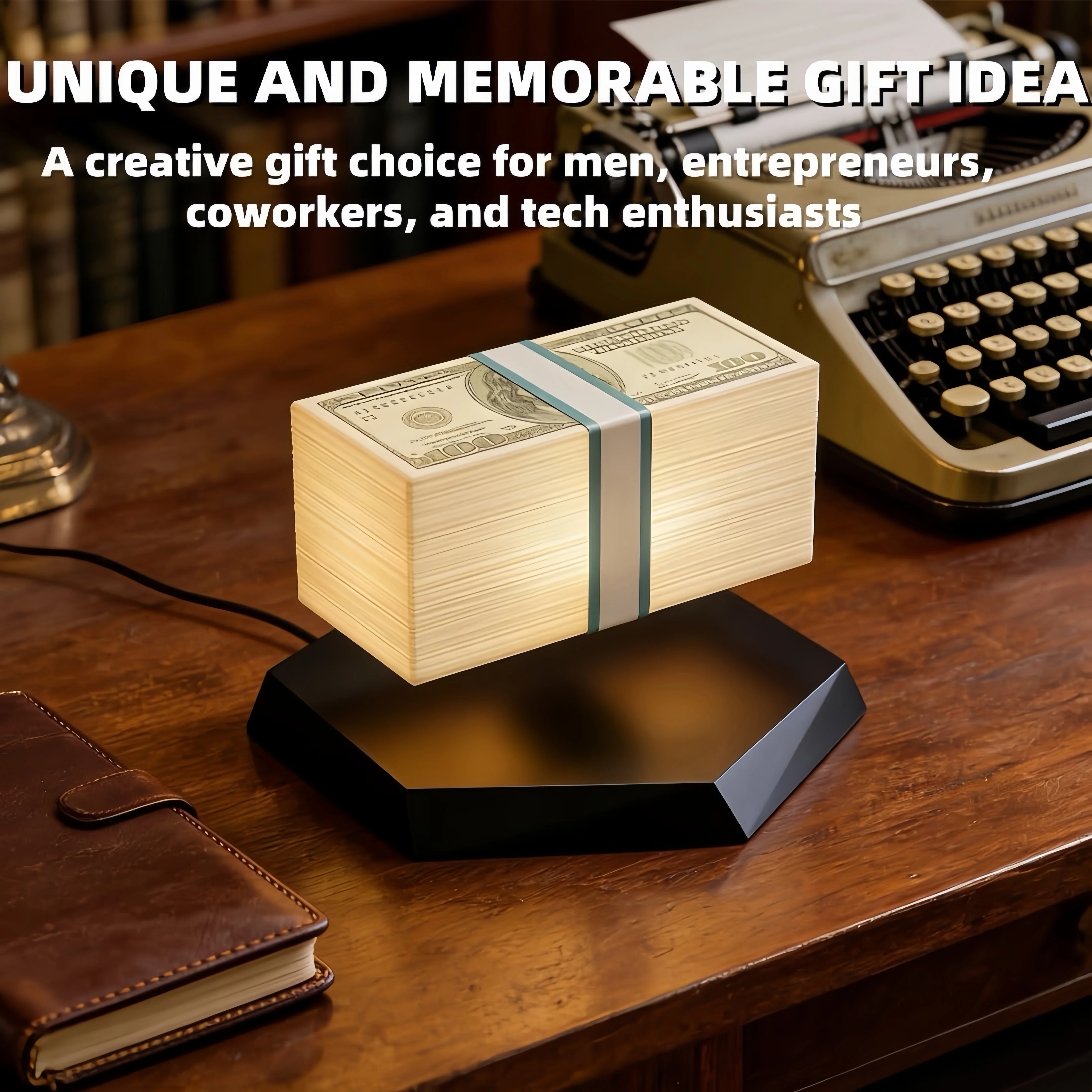[GOLD] Magnetic Levitation Game Cash Lamp - Image 4