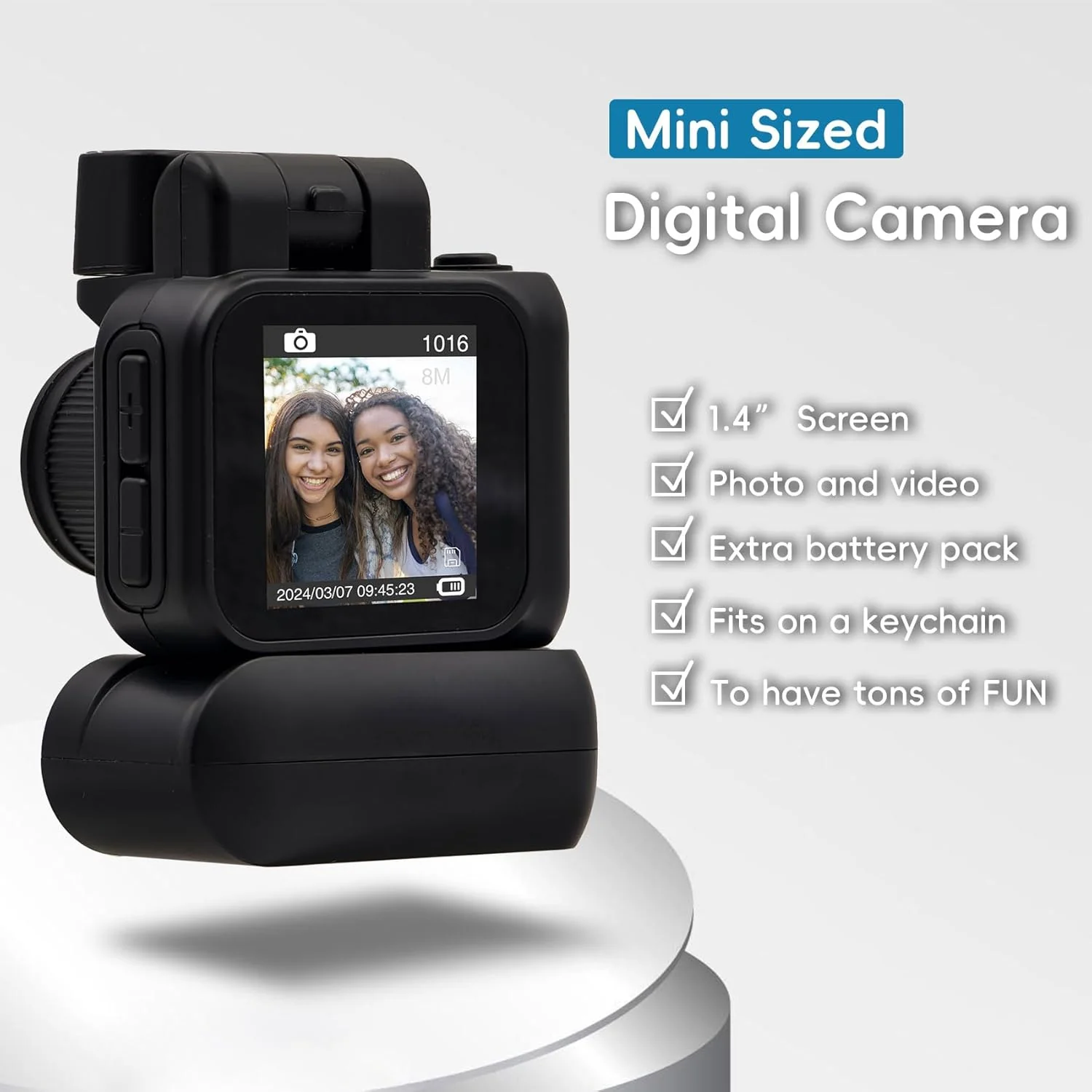 [GOLD] Gen.2 Mini Retro Keychain Camera – Pocket-Sized Fun with Vintage Flair - Image 2