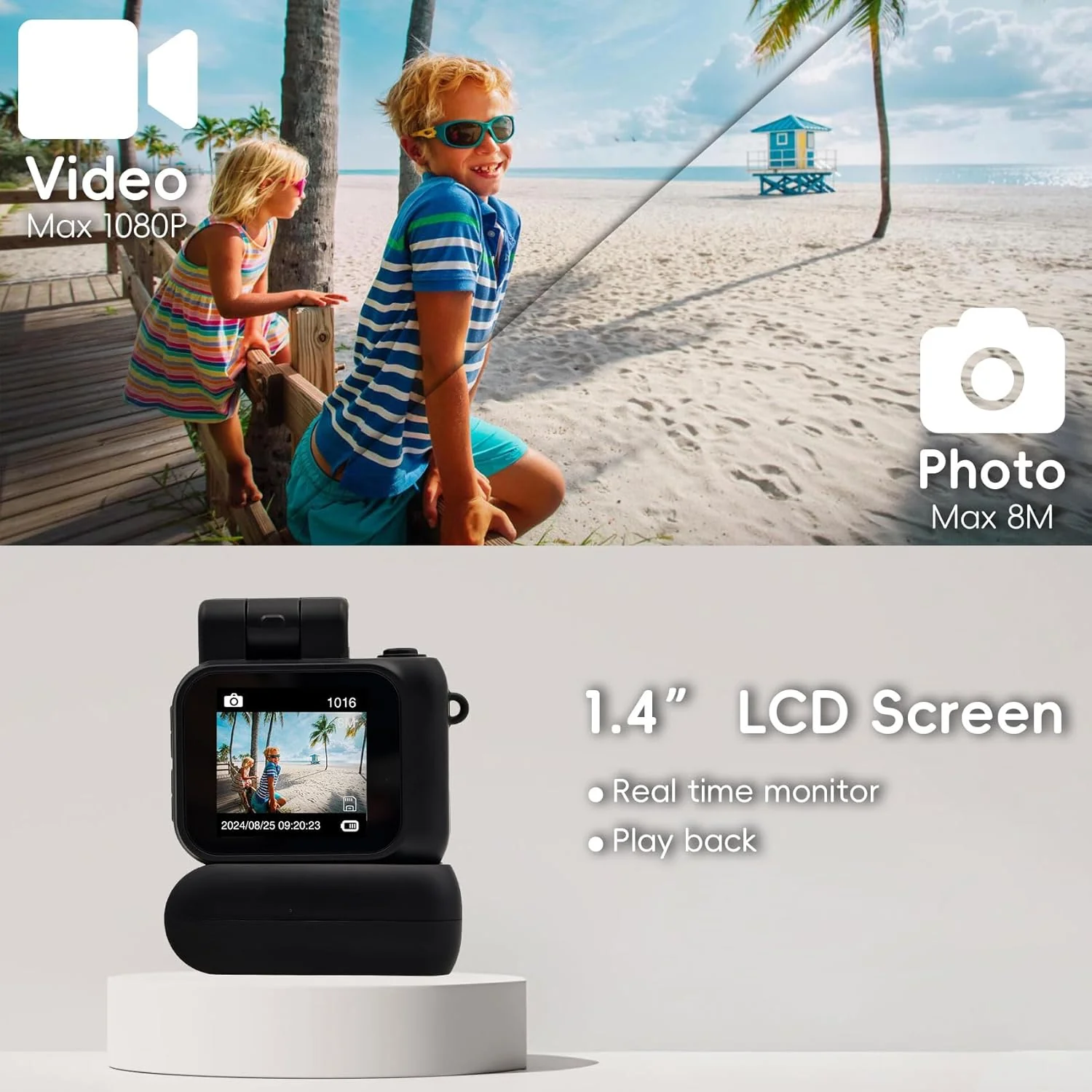 [GOLD] Gen.2 Mini Retro Keychain Camera – Pocket-Sized Fun with Vintage Flair - Image 3