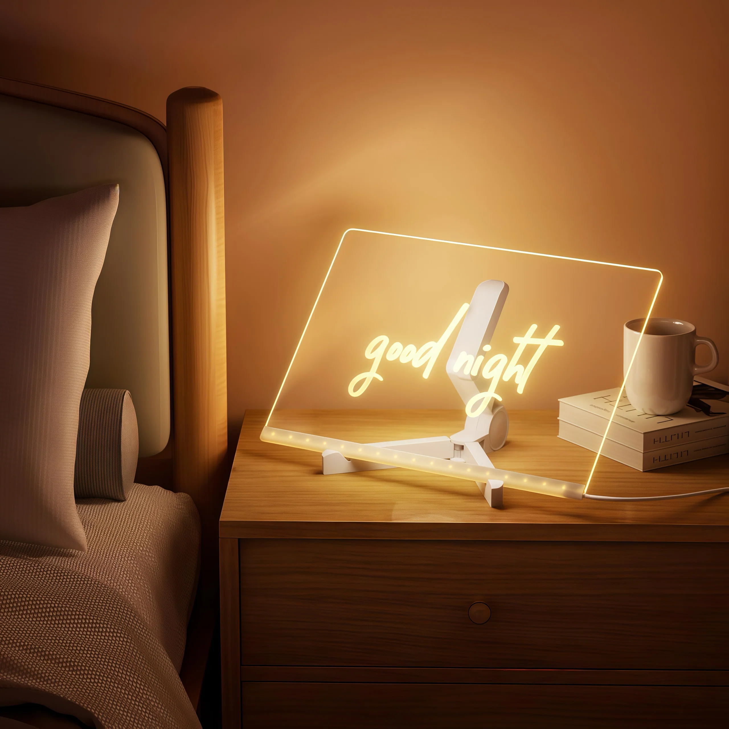 [GOLD] GlowBoard - LED Light-Up Writing & Drawing Board - Image 7