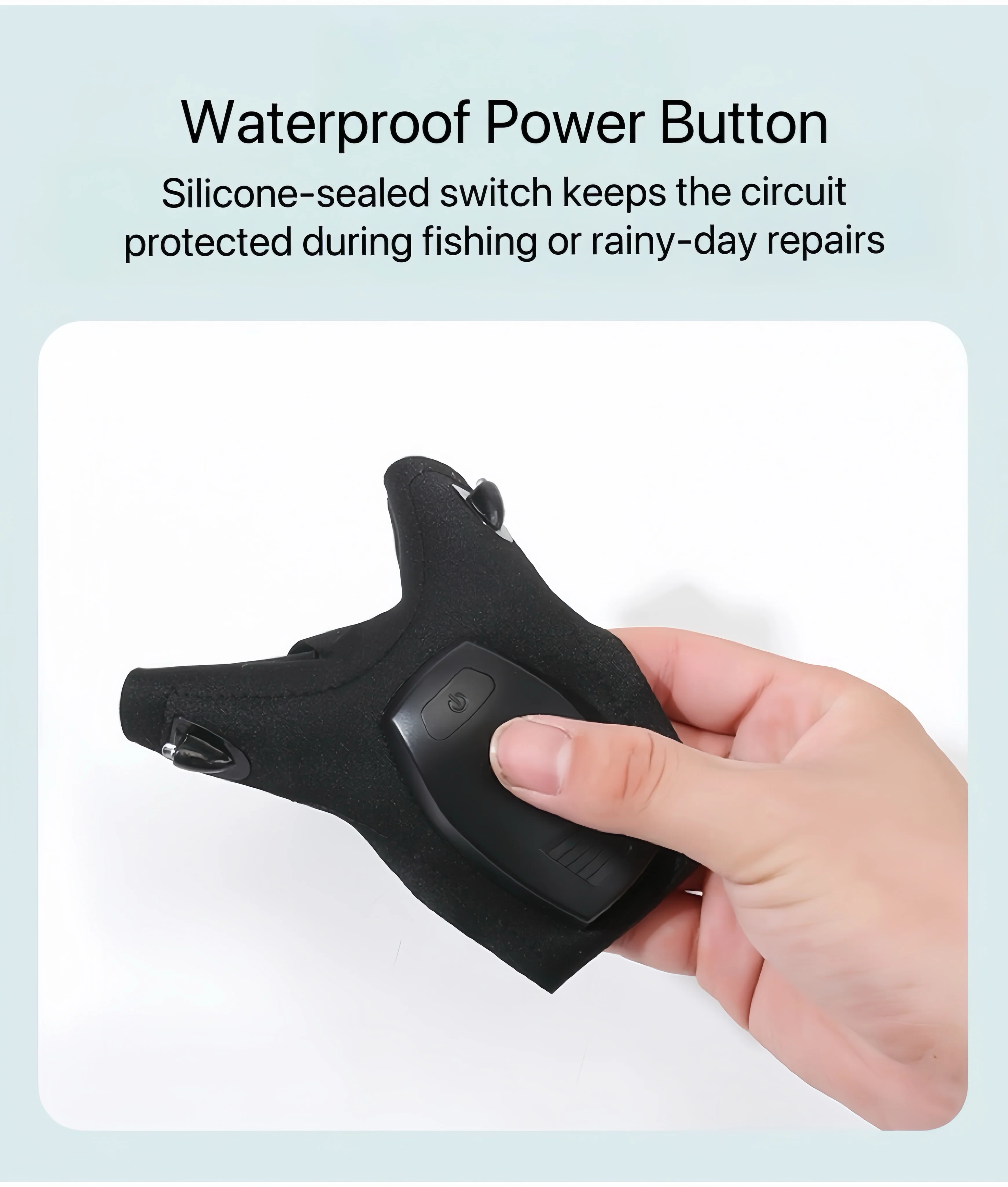 [GOLD] GlowGrip Pro – Waterproof Finger Flashlight Gloves - Image 6