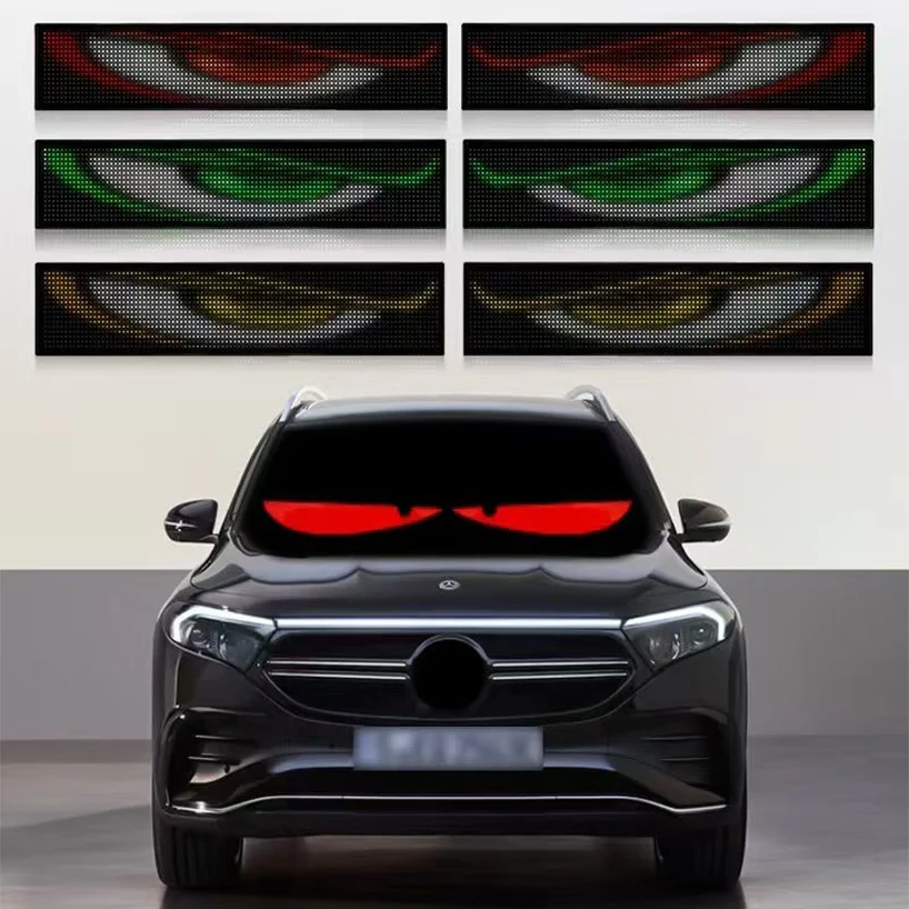 [GOLD] GlowPanel X – Programmable Car LED Display with Smart Remote Control - Image 2