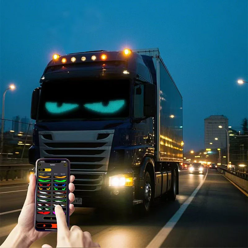 [GOLD] GlowPanel X – Programmable Car LED Display with Smart Remote Control - Image 3