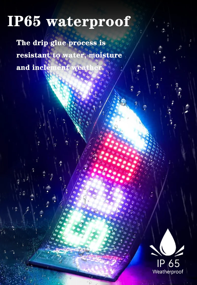 [GOLD] GlowPanel X – Programmable Car LED Display with Smart Remote Control - Image 9