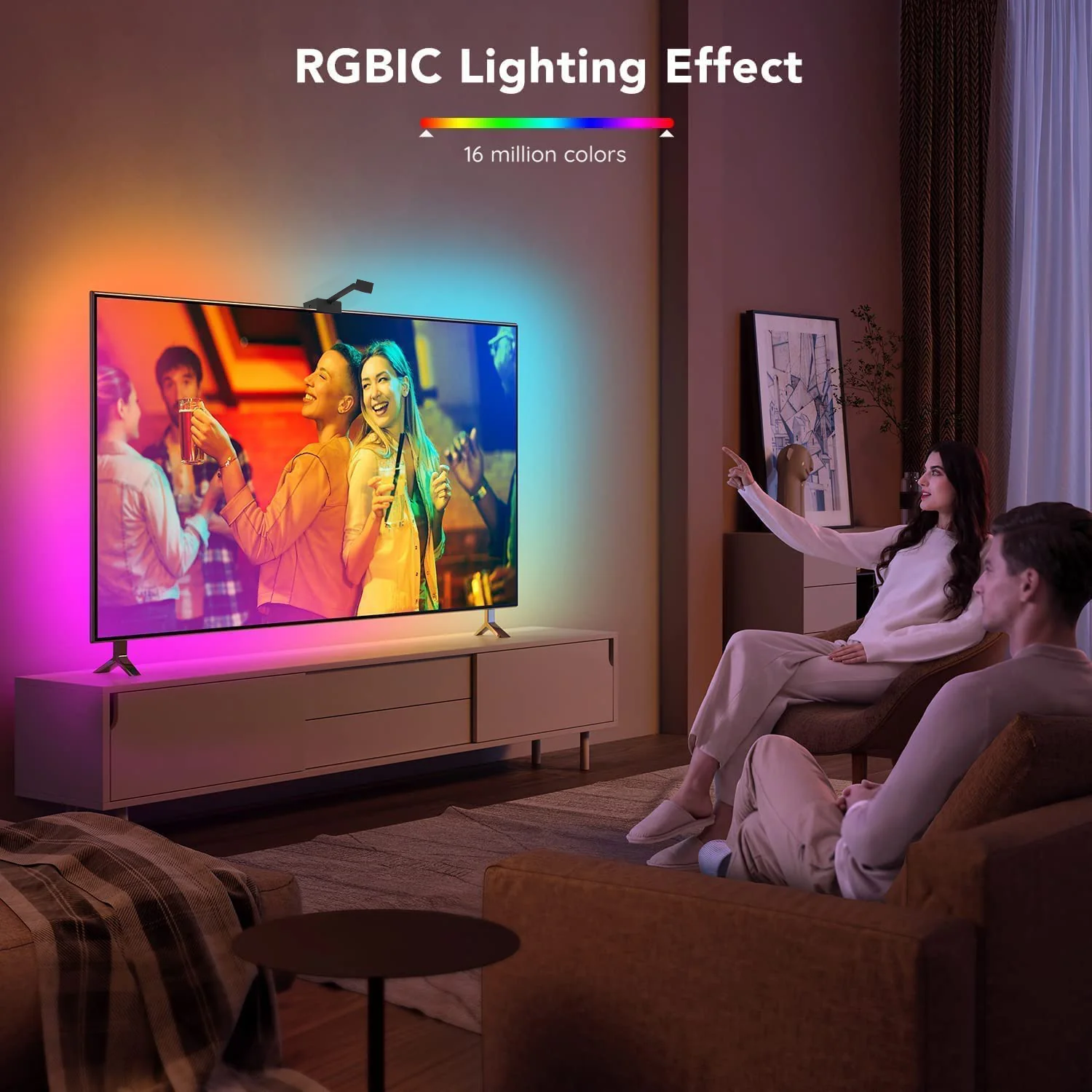 [GOLD] GlowSync™ HD – Smart LED TV Backlight Strip with Real-Time Screen Sync (50–65” TVs Only) - Image 7