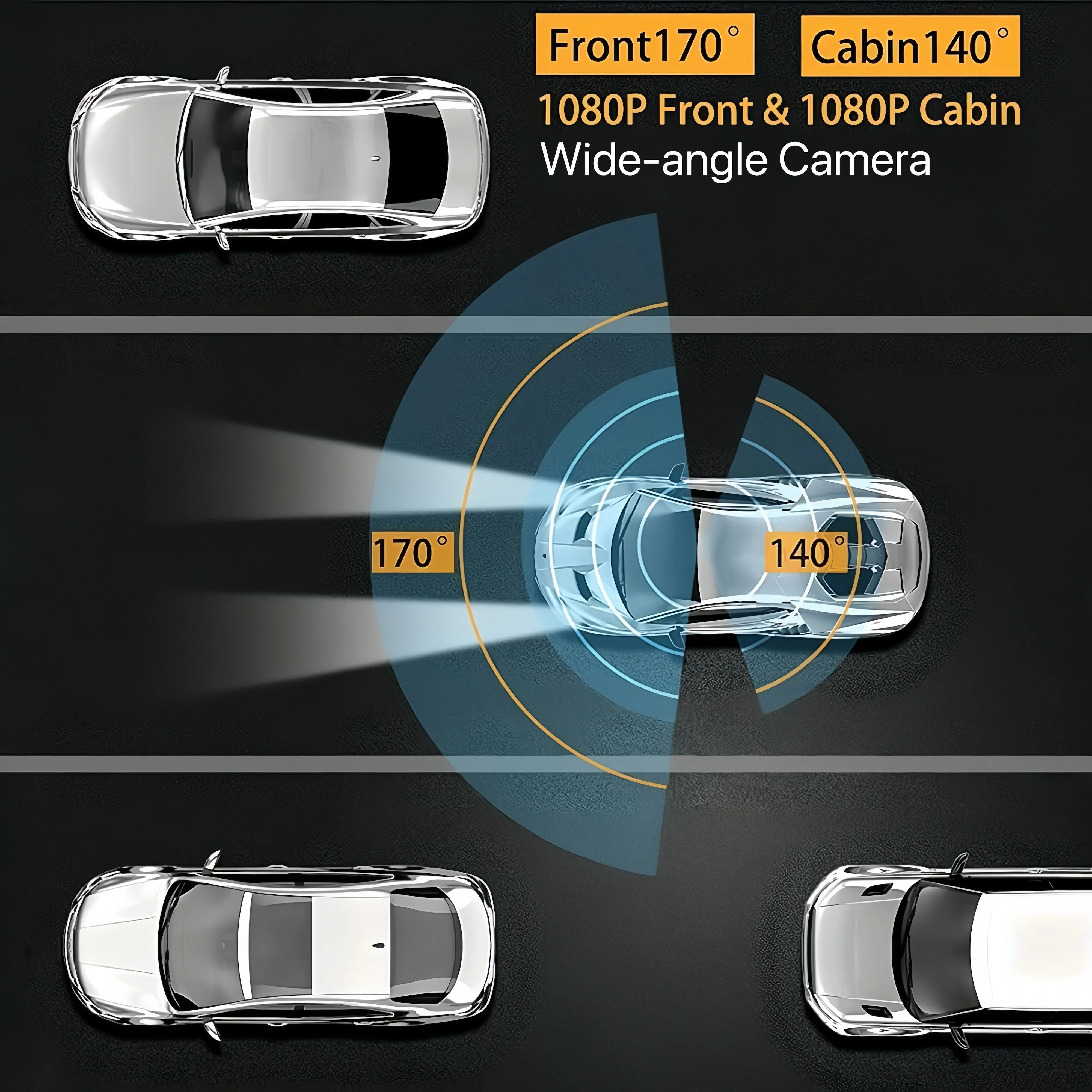 [GOLD] DualView Dash Cam 1080P - Image 3