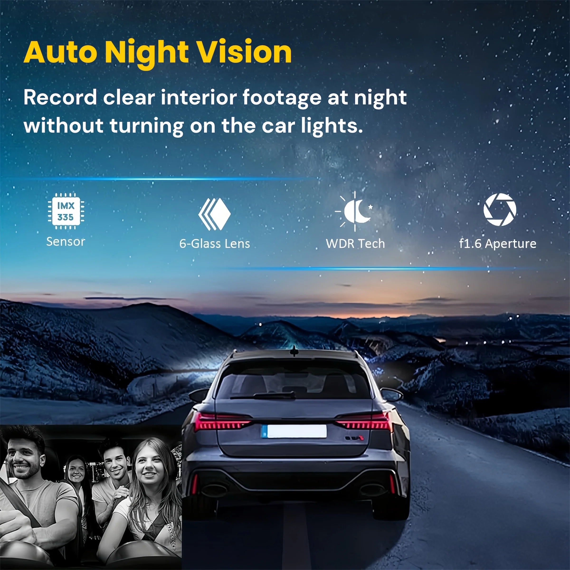 [GOLD] DualView Dash Cam 1080P - Image 5