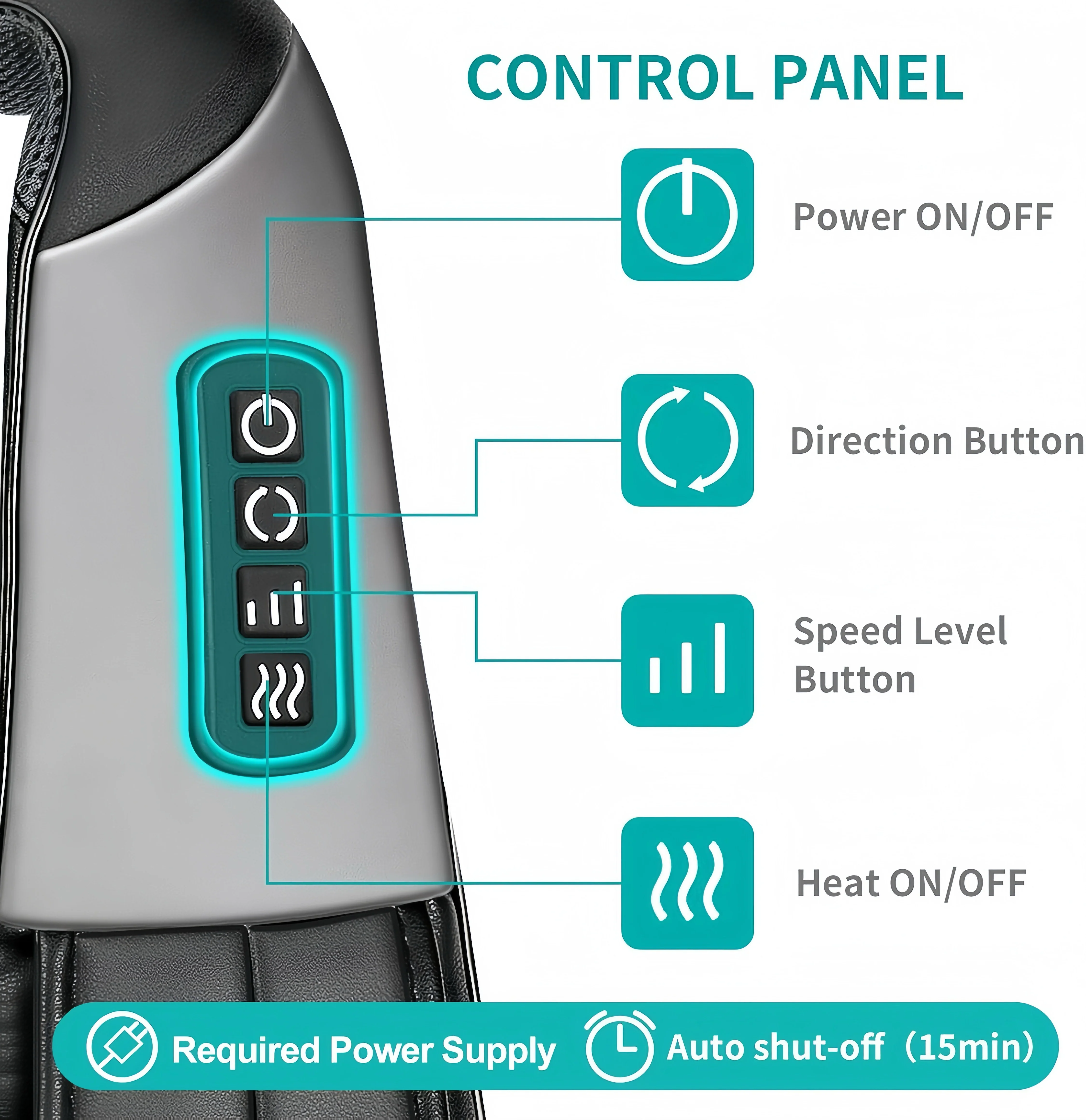 [GOLD] Heated Neck, Shoulder, and Back Massager - Image 7