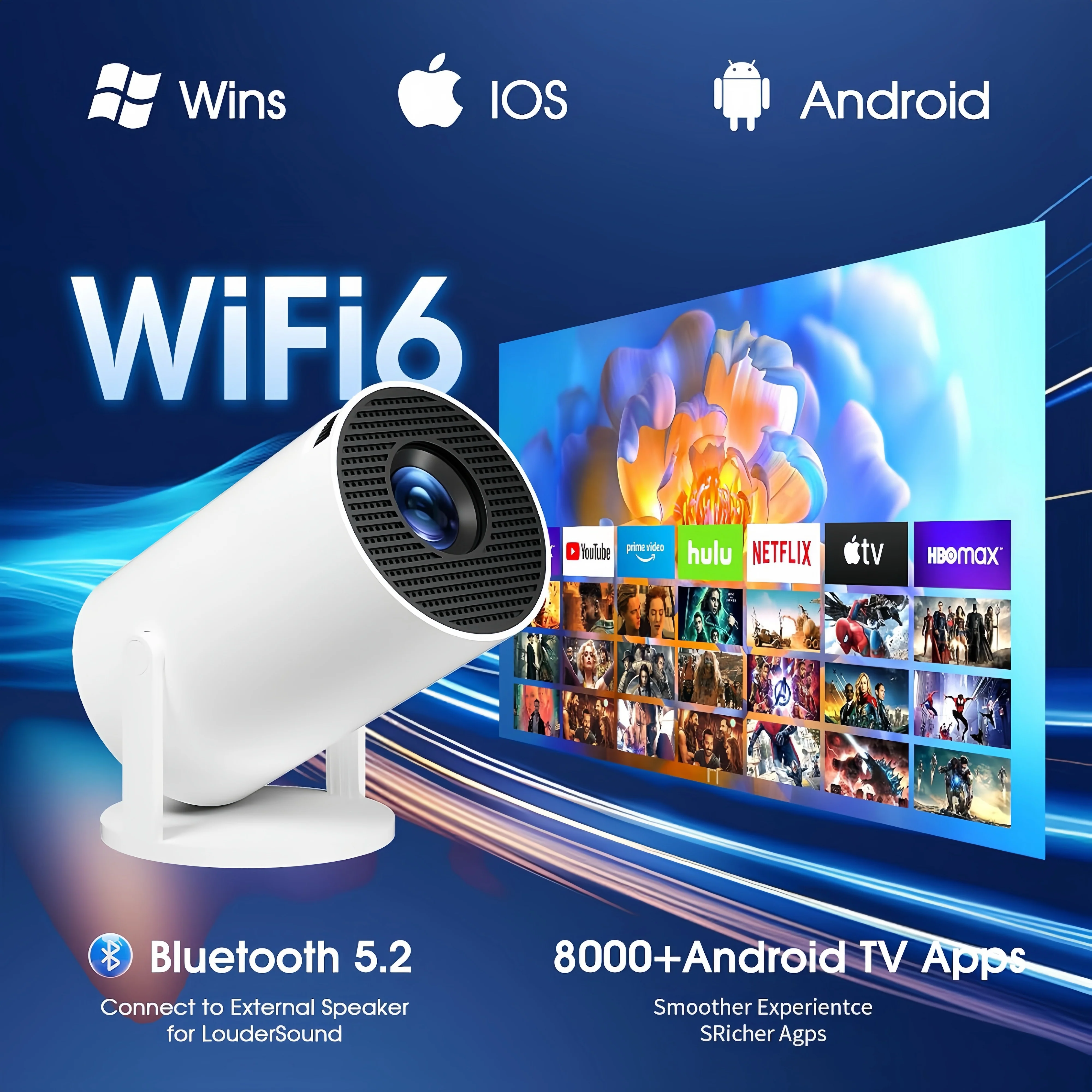 [GOLD] PocketBeam Smart 180° Projector - Image 2
