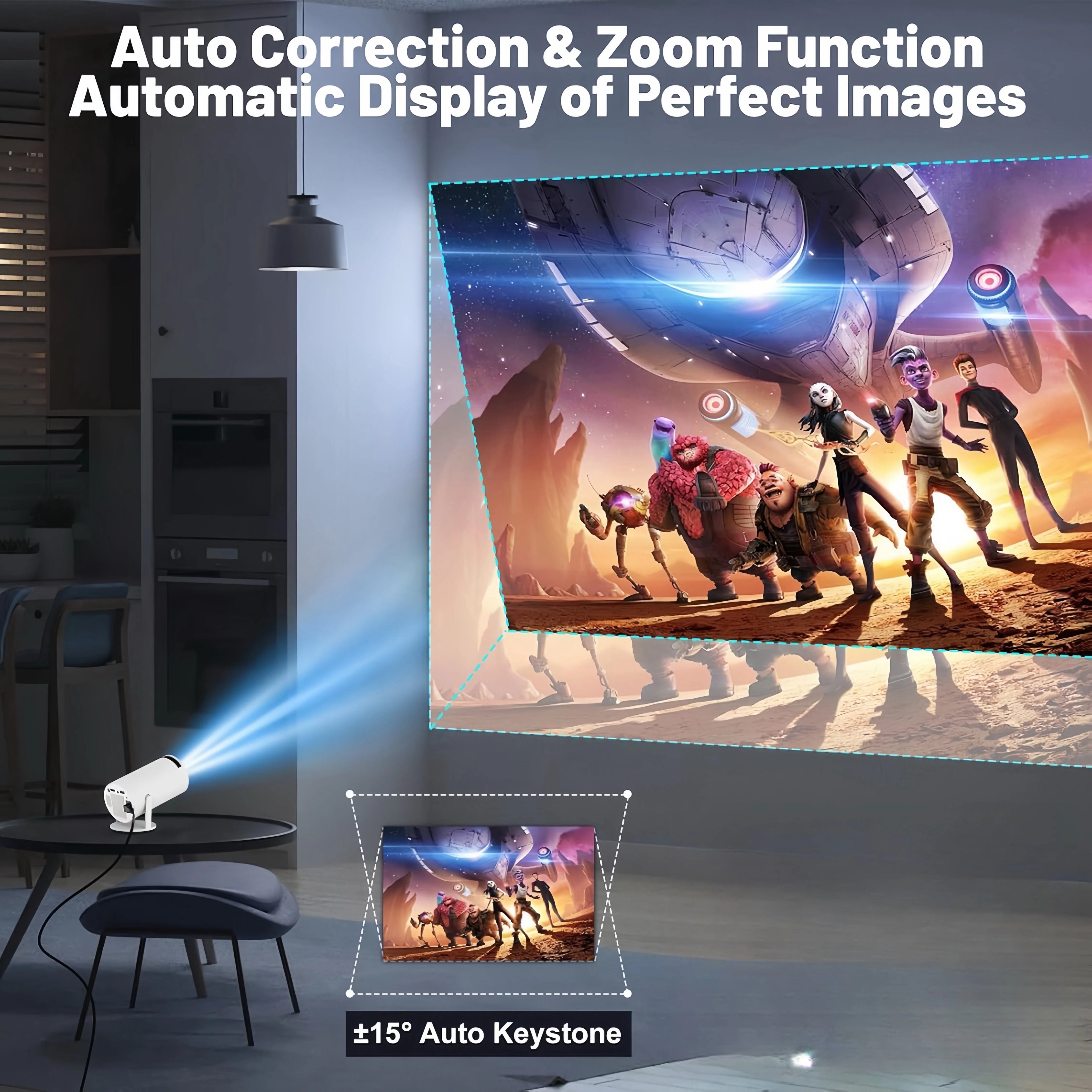[GOLD] PocketBeam Smart 180° Projector - Image 6