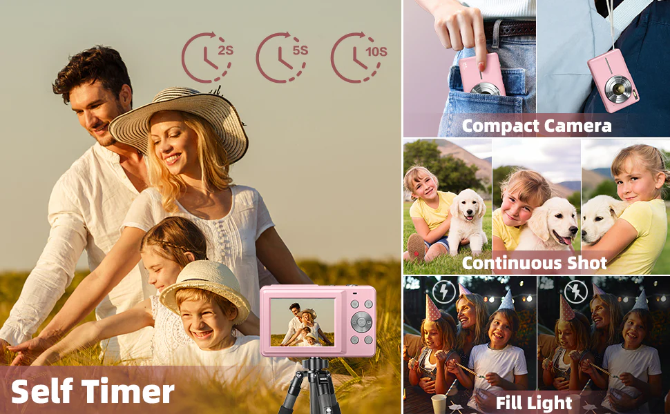 [GOLD] RetroSnap 44 Digital Camera for Kids and Adults - Image 7