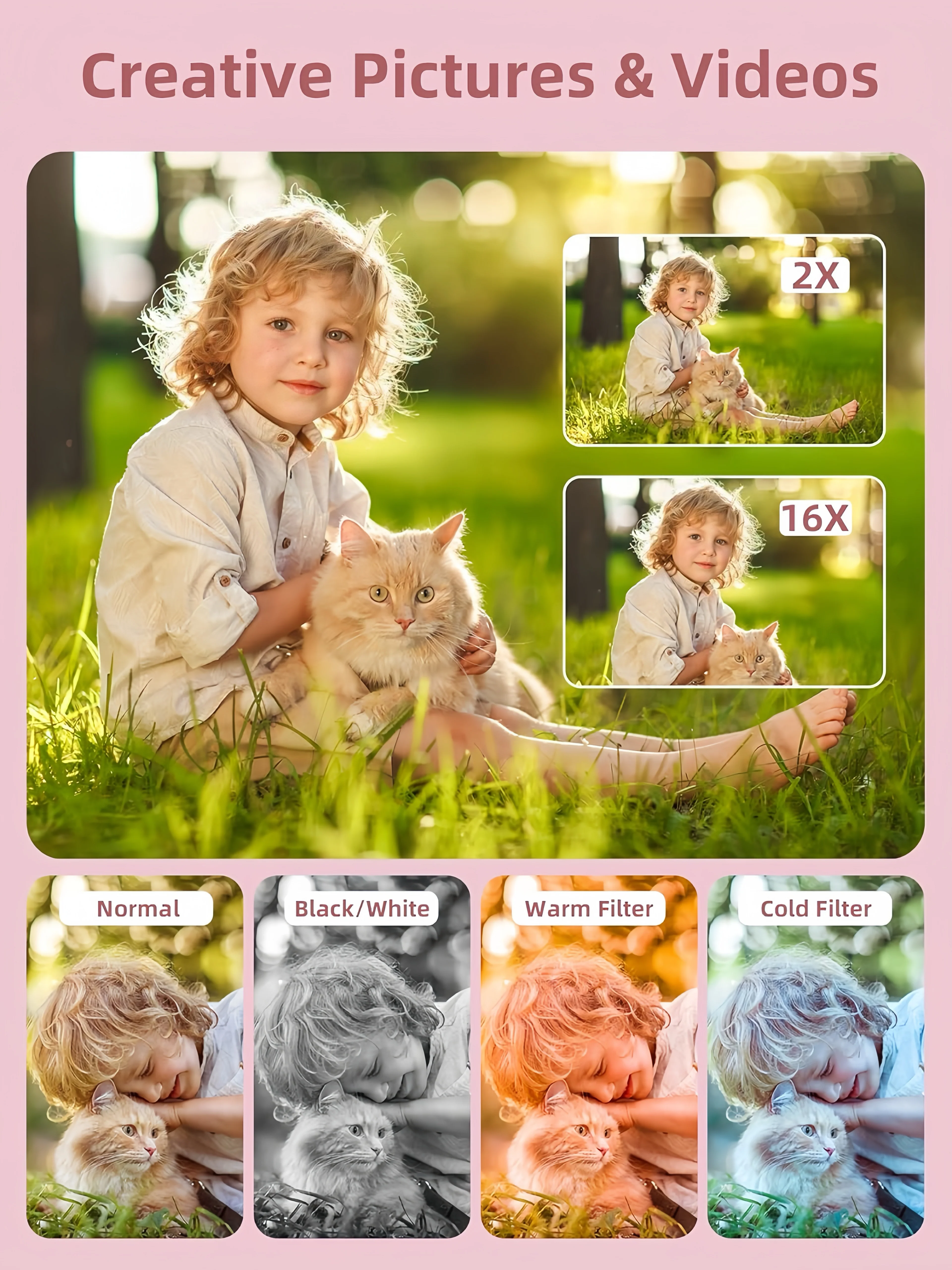 [GOLD] RetroSnap 44 Digital Camera for Kids and Adults - Image 8